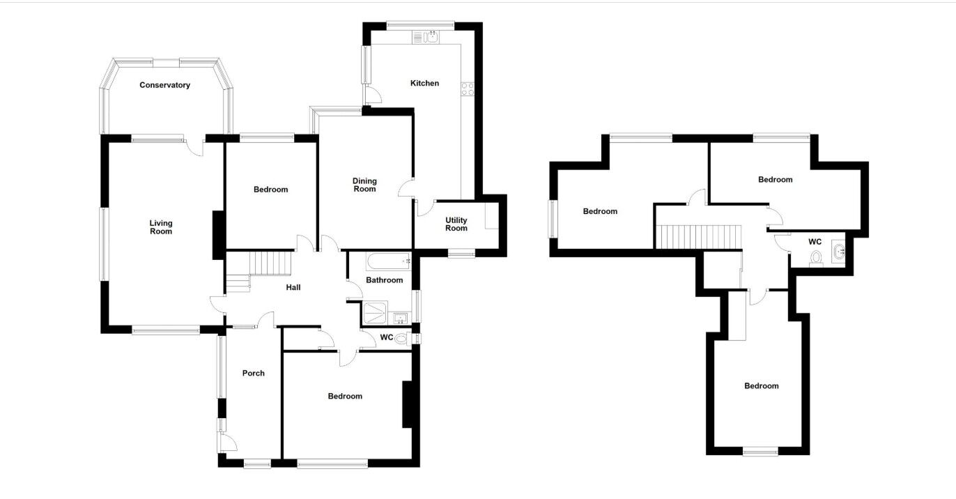 Floorplan of 5 bedroom Detached House for sale, Claremont Road, Whitley Bay, Tyne and Wear, NE26