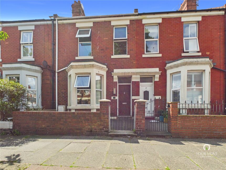 Main image of 3 bedroom Mid Terrace House for sale, Ilfracombe Gardens, Whitley Bay, Tyne and Wear, NE26