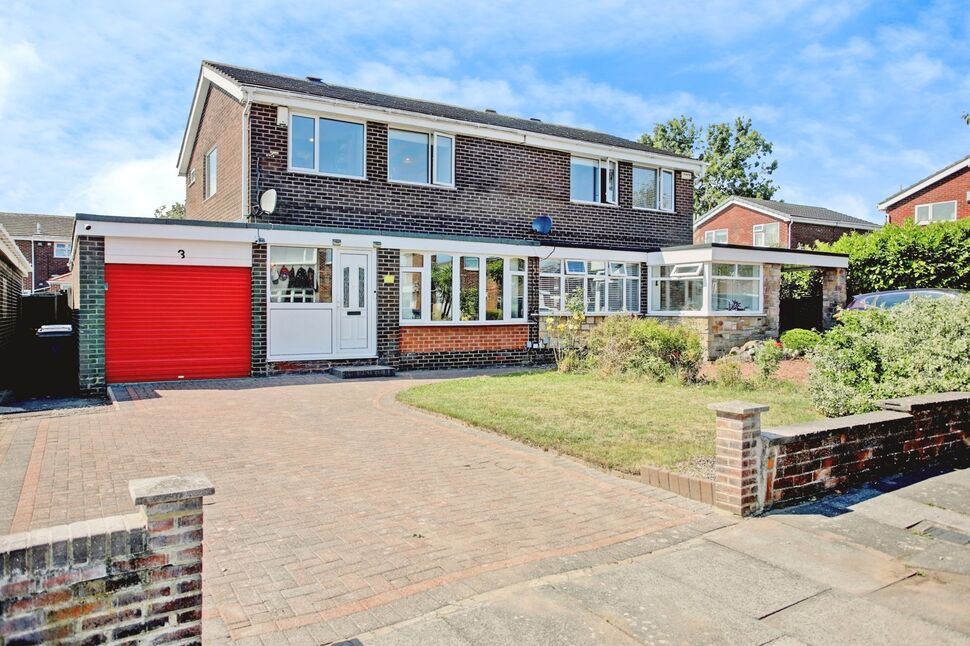 Main image of 3 bedroom Semi Detached House for sale, Moffat Close, North Shields, Tyne and Wear, NE29
