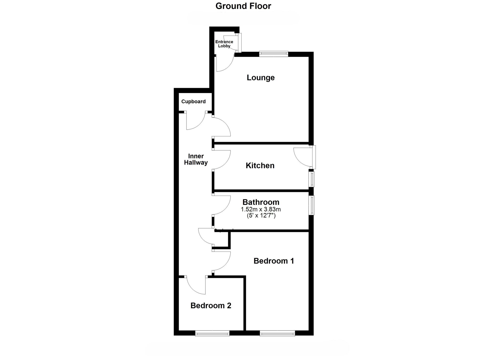 Floorplan of 2 bedroom  Flat for sale, New York Road, North Shields, Tyne and Wear, NE29