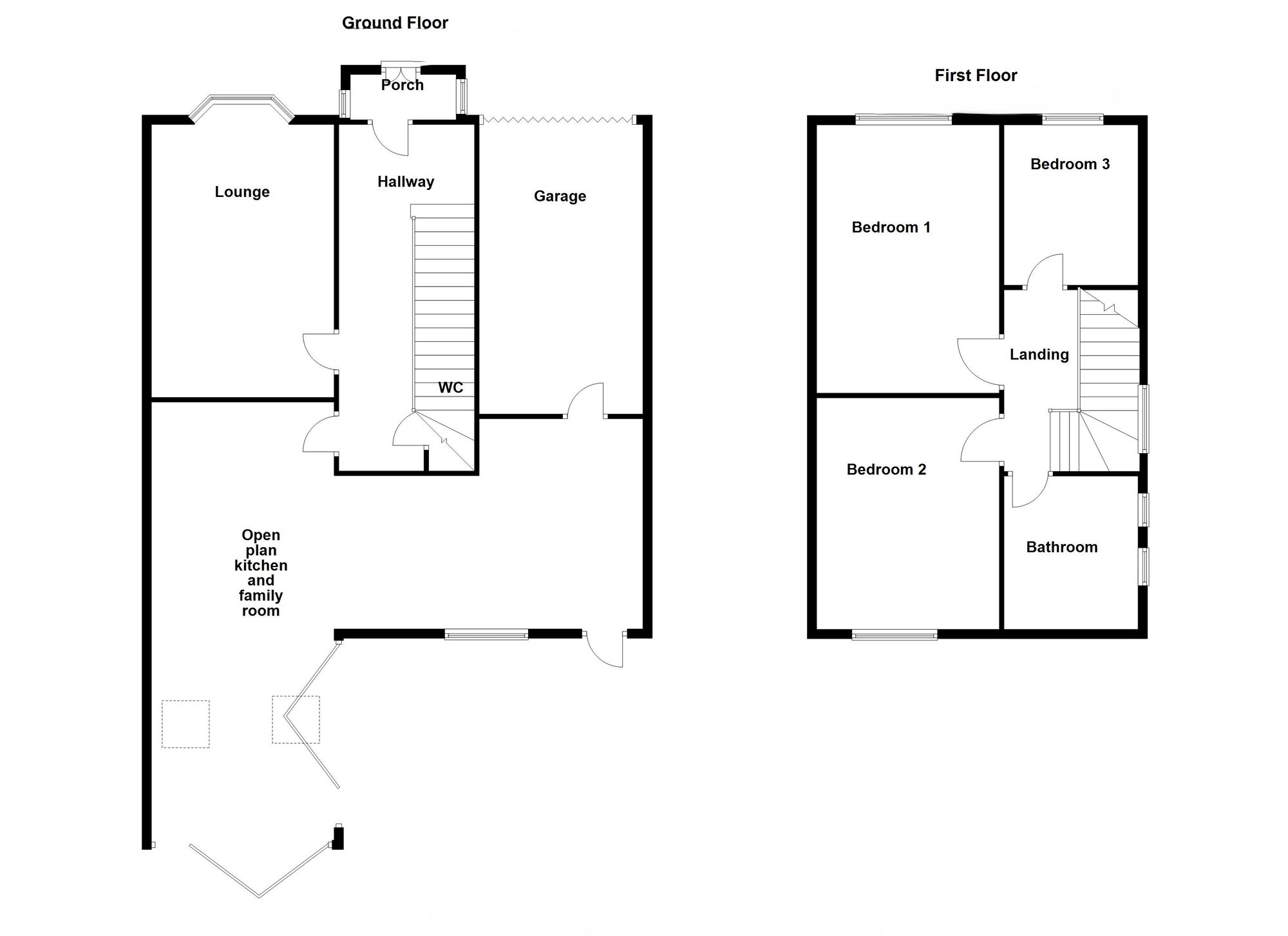 Floorplan of 3 bedroom Semi Detached House for sale, Foxton Avenue, North Shields, Tyne and Wear, NE30
