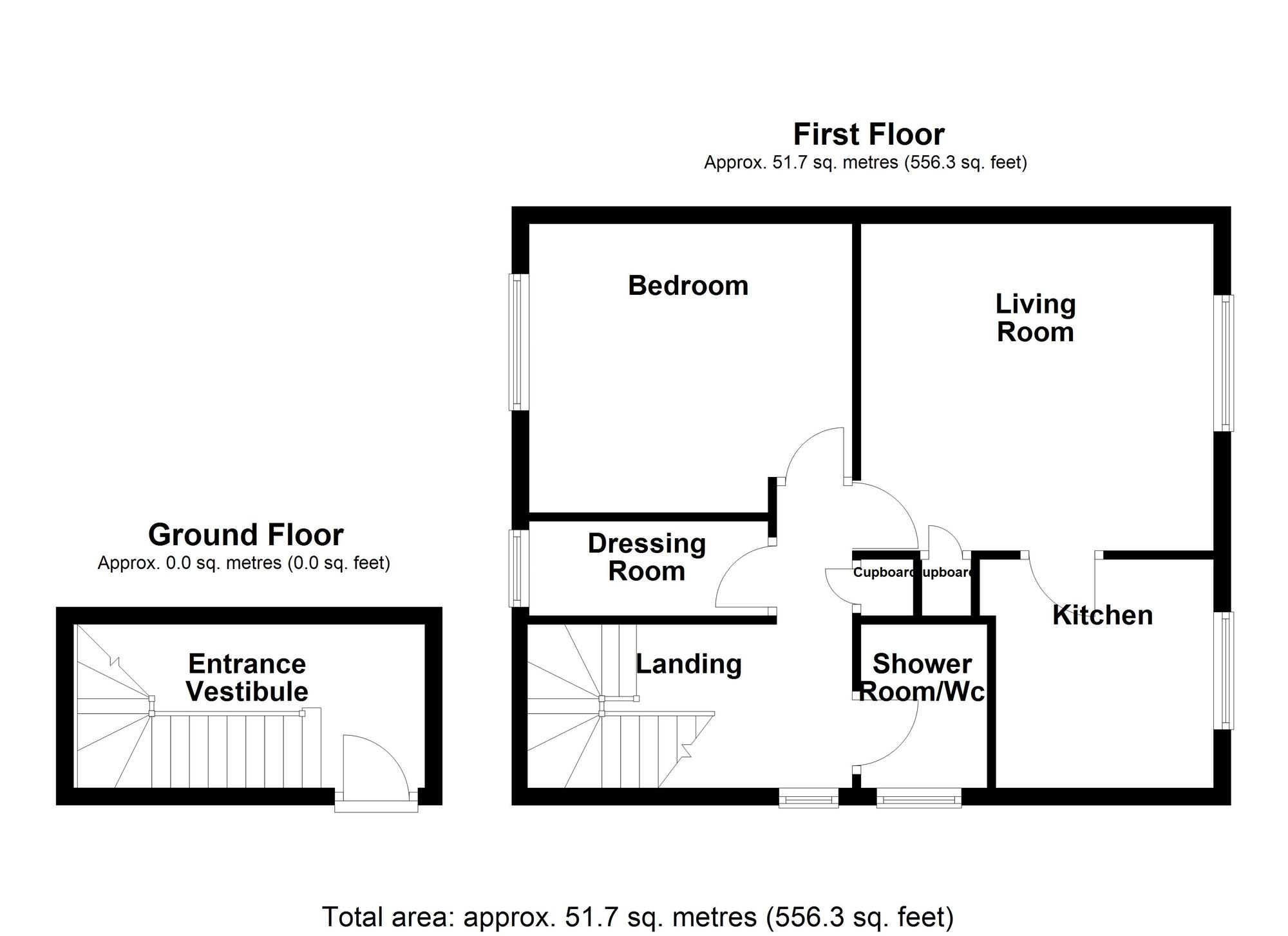 Floorplan of 1 bedroom  Flat for sale, Chirton Hill Drive, North Shields, Tyne and Wear, NE29