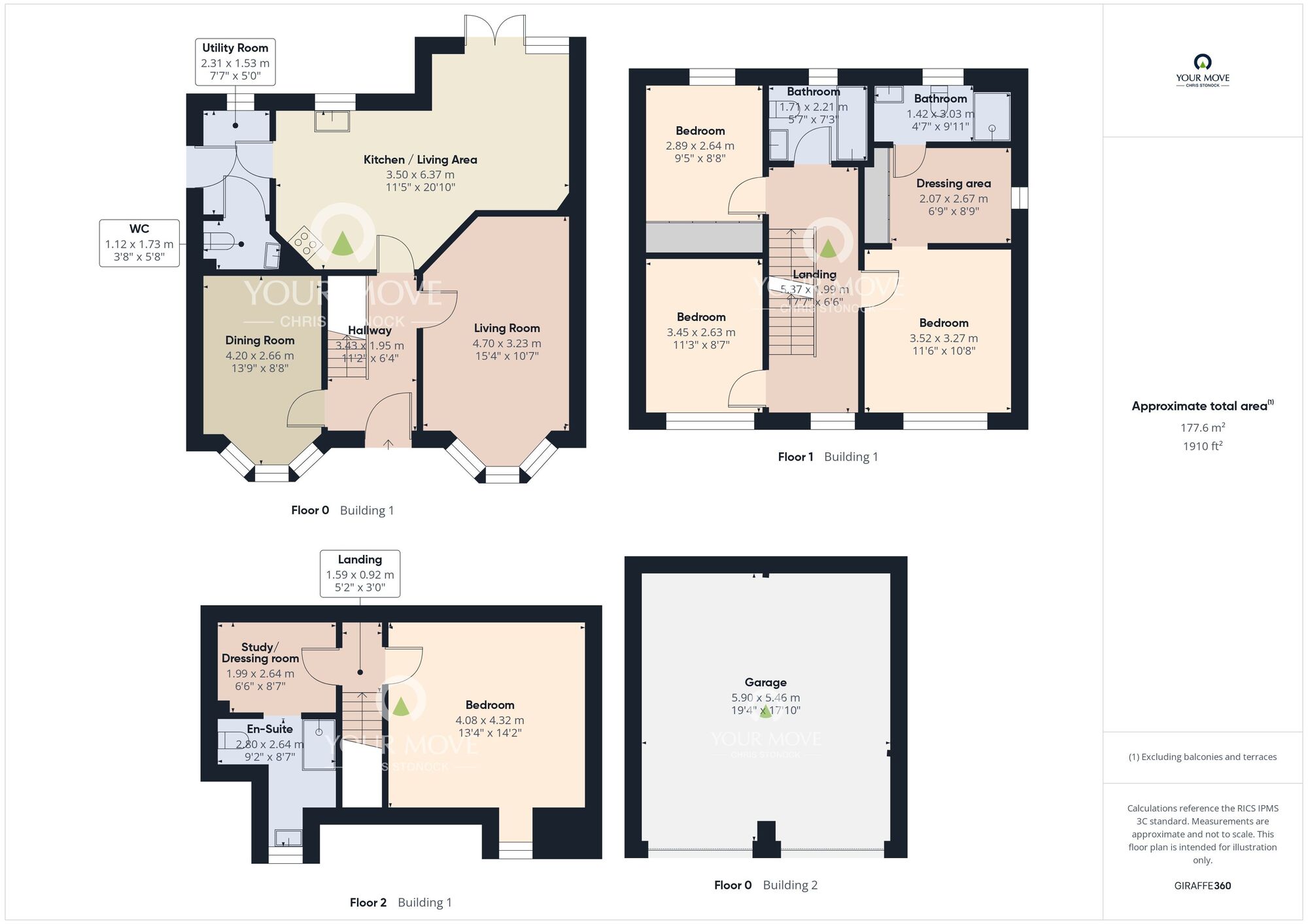 Floorplan of 4 bedroom Detached House for sale, Meadow Vale, Shiremoor, Tyne and Wear, NE27
