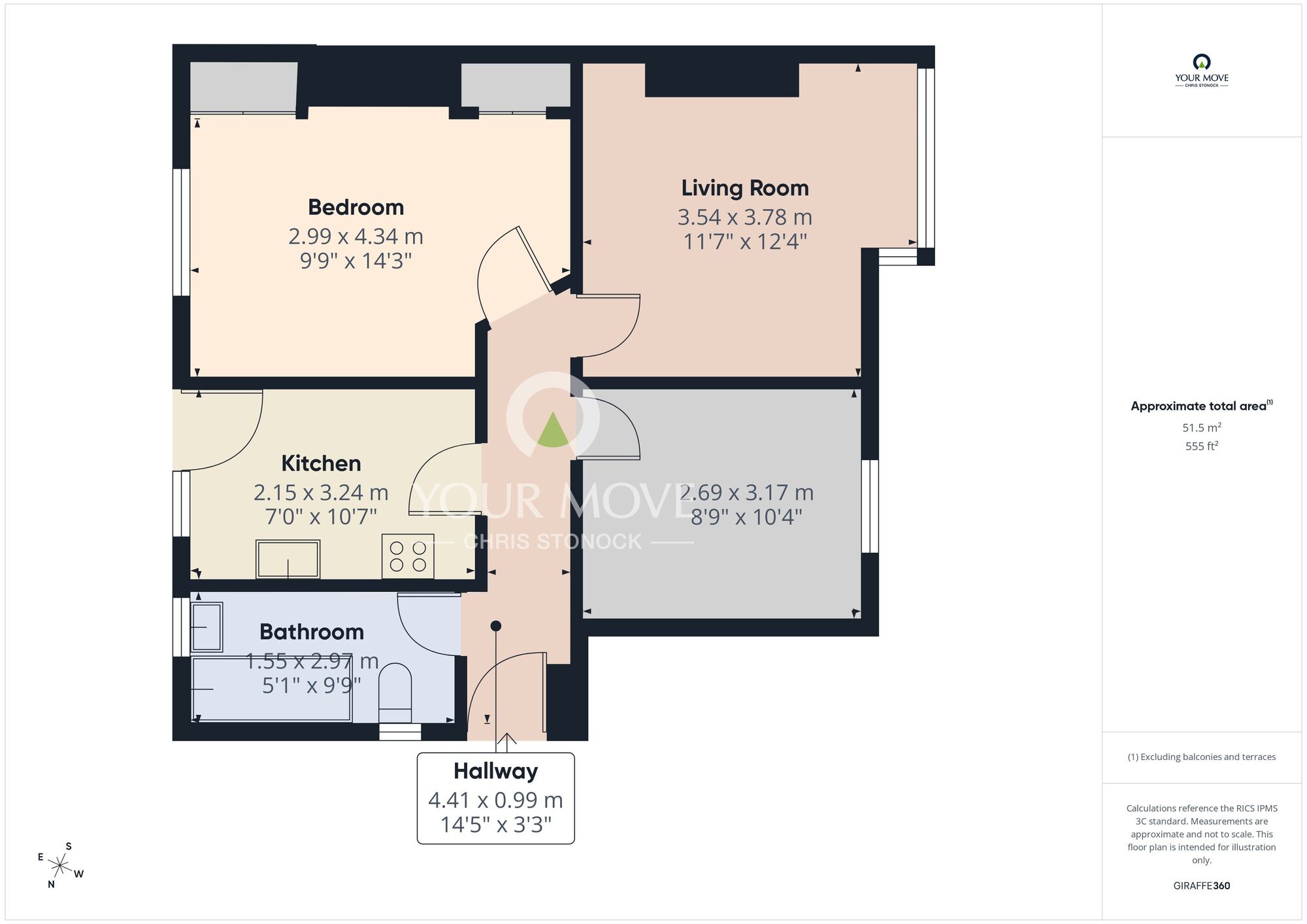 Floorplan of 2 bedroom Semi Detached Flat for sale, Balkwell Avenue, North Shields, Tyne and Wear, NE29