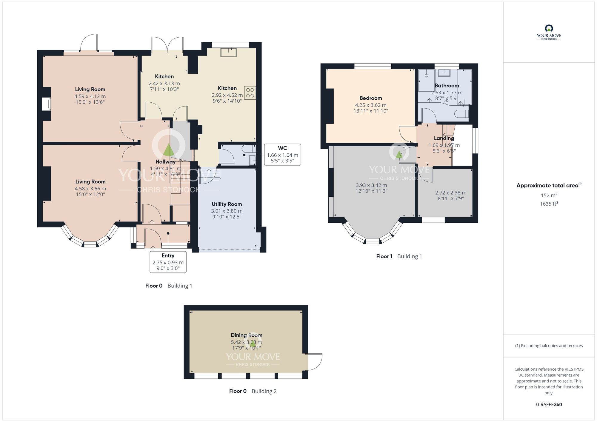 Floorplan of 3 bedroom Semi Detached House for sale, Marden Road South, Whitley Bay, Tyne and Wear, NE25