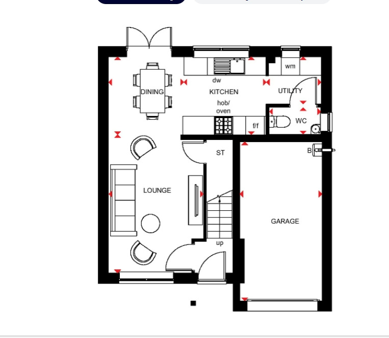 Floorplan of 3 bedroom Detached House for sale, Farne Close, Church Fields, Whitley Bay, NE25