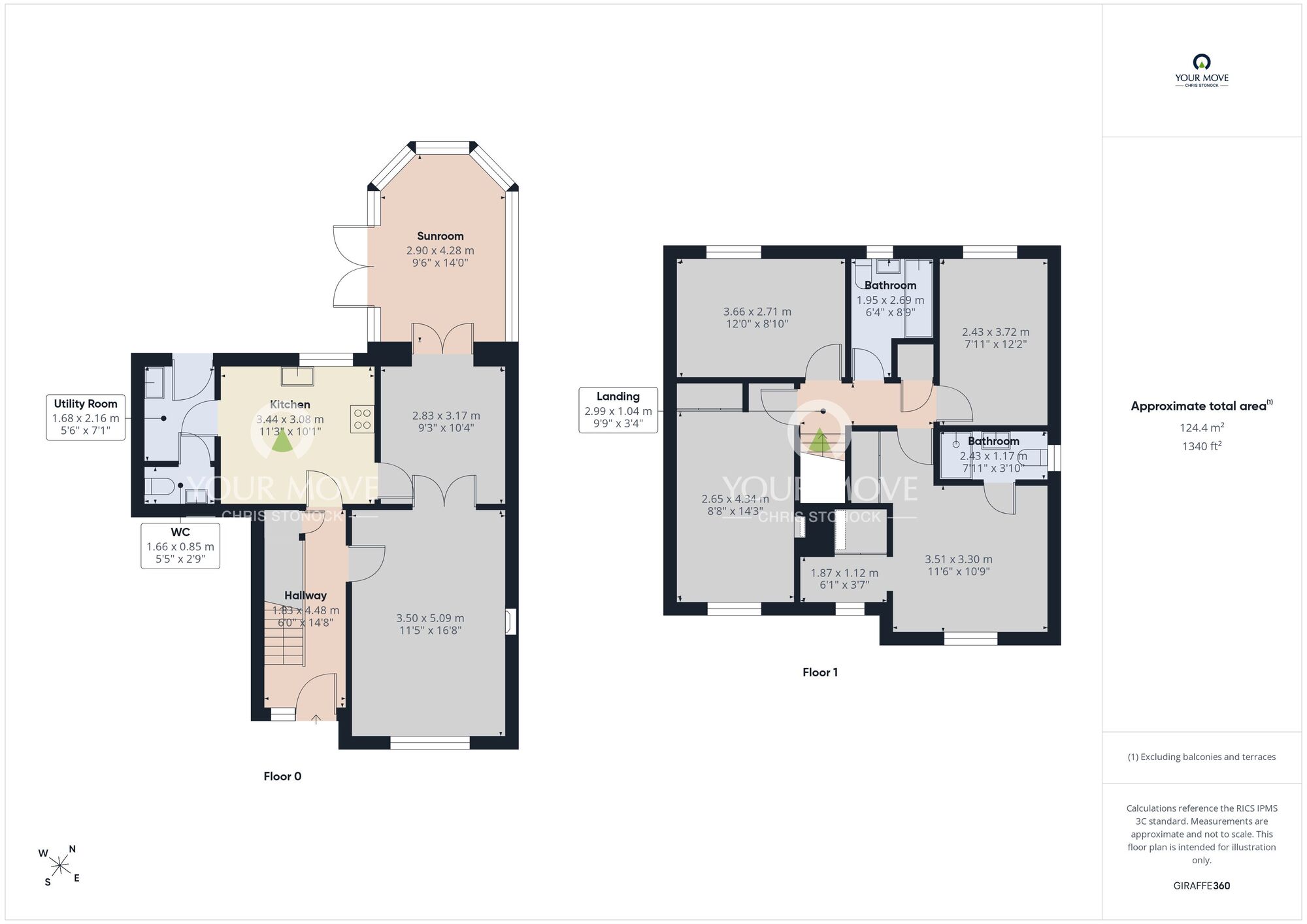 Floorplan of 4 bedroom Detached House for sale, Benton Road, West Allotment, Tyne and Wear, NE27