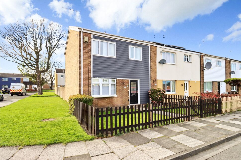 Main image of 3 bedroom End Terrace House for sale, Kirkland Walk, Shiremoor, Tyne and Wear, NE27