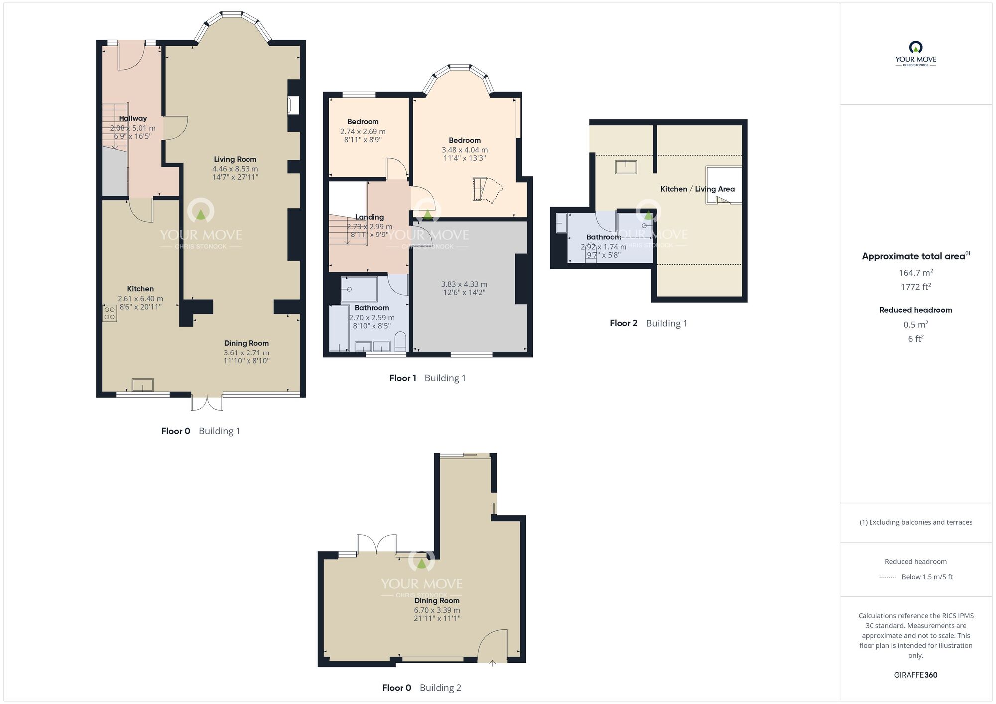 Floorplan of 3 bedroom Mid Terrace House for sale, Marine Gardens, Whitley Bay, Tyne and Wear, NE26