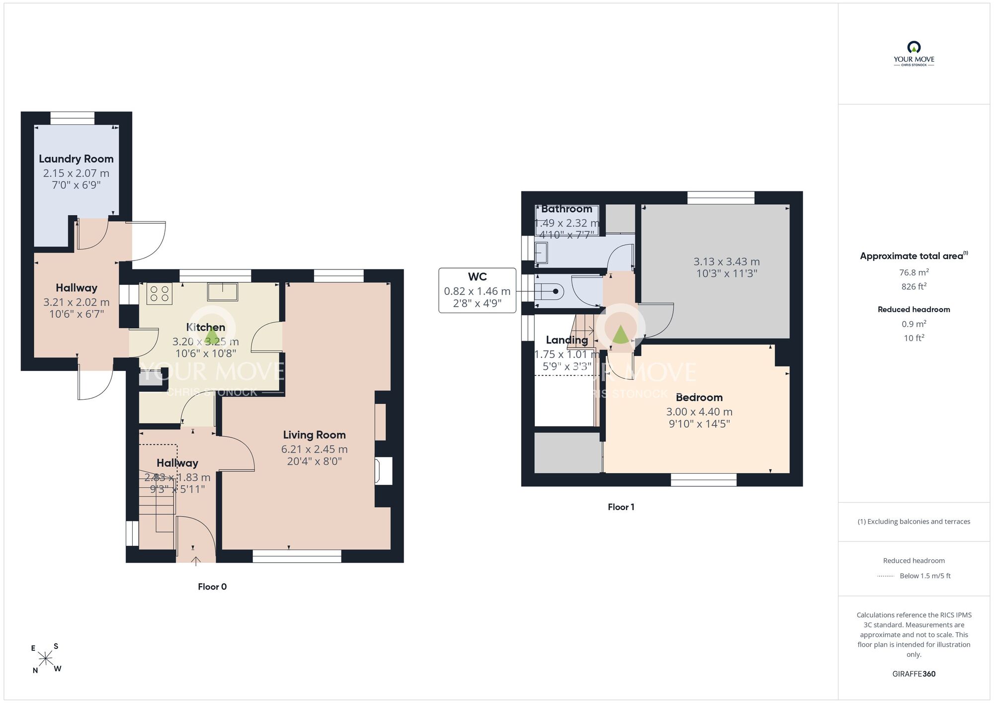 Floorplan of 2 bedroom Semi Detached House for sale, Wallington Avenue, North Shields, Tyne and Wear, NE30
