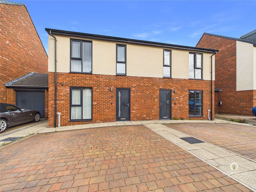 Main image of 3 bedroom Semi Detached House for sale, Doddington Drive, Cramlington, Northumberland, NE23