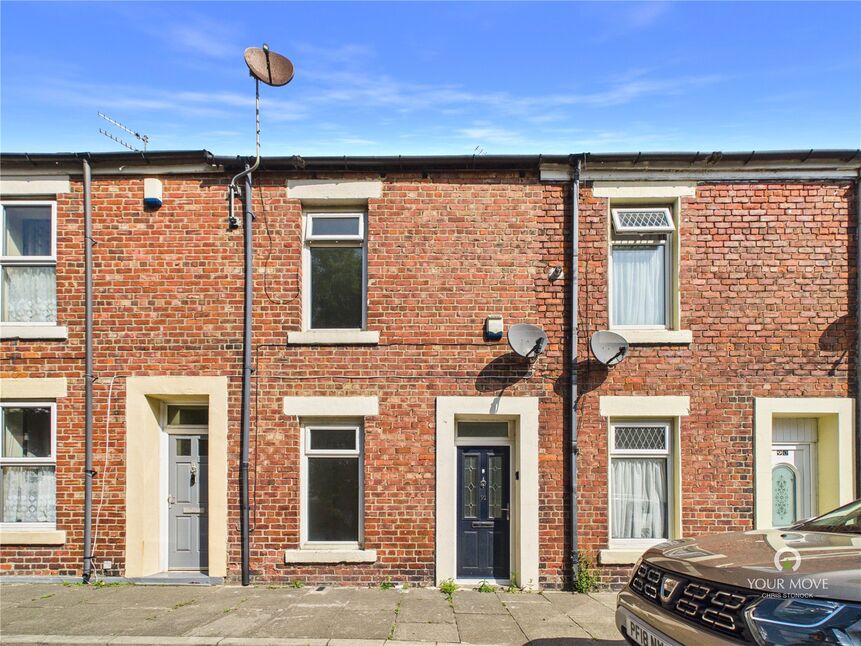 Main image of 2 bedroom Mid Terrace House for sale, Gladstone Street, Blyth, Northumberland, NE24