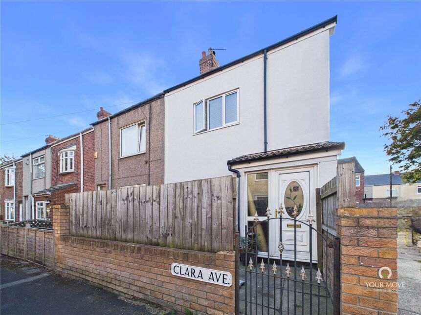 Main image of 2 bedroom End Terrace House for sale, Clara Avenue, Shiremoor, Tyne and Wear, NE27