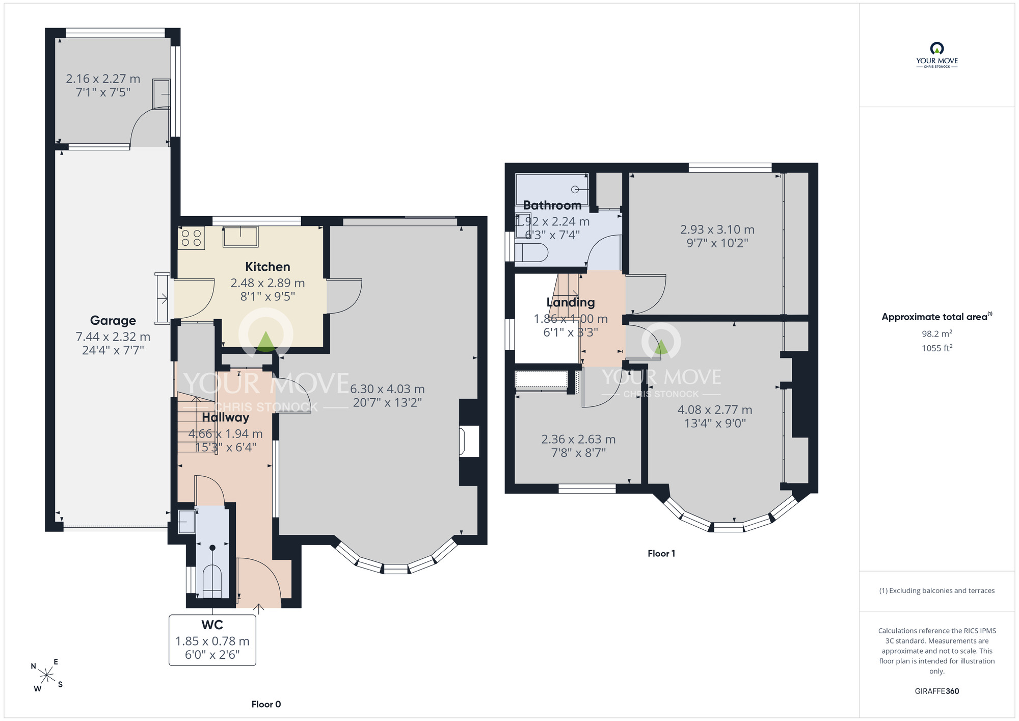 Floorplan of 3 bedroom Semi Detached House for sale, Farringdon Road, North Shields, Tyne and Wear, NE30