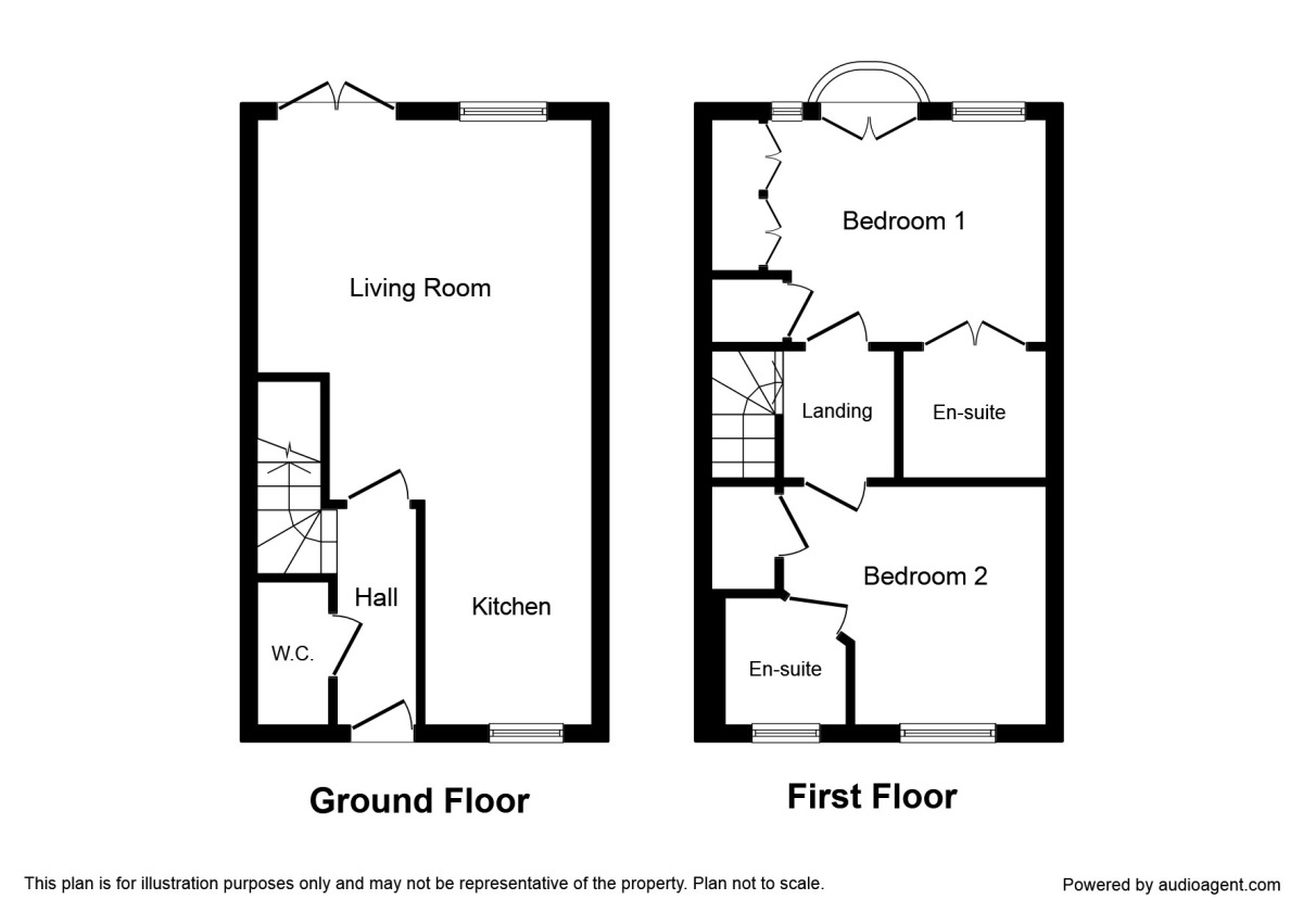Floorplan of 2 bedroom Mid Terrace House to rent, Betsey Place, Blaydon-on-Tyne, NE21