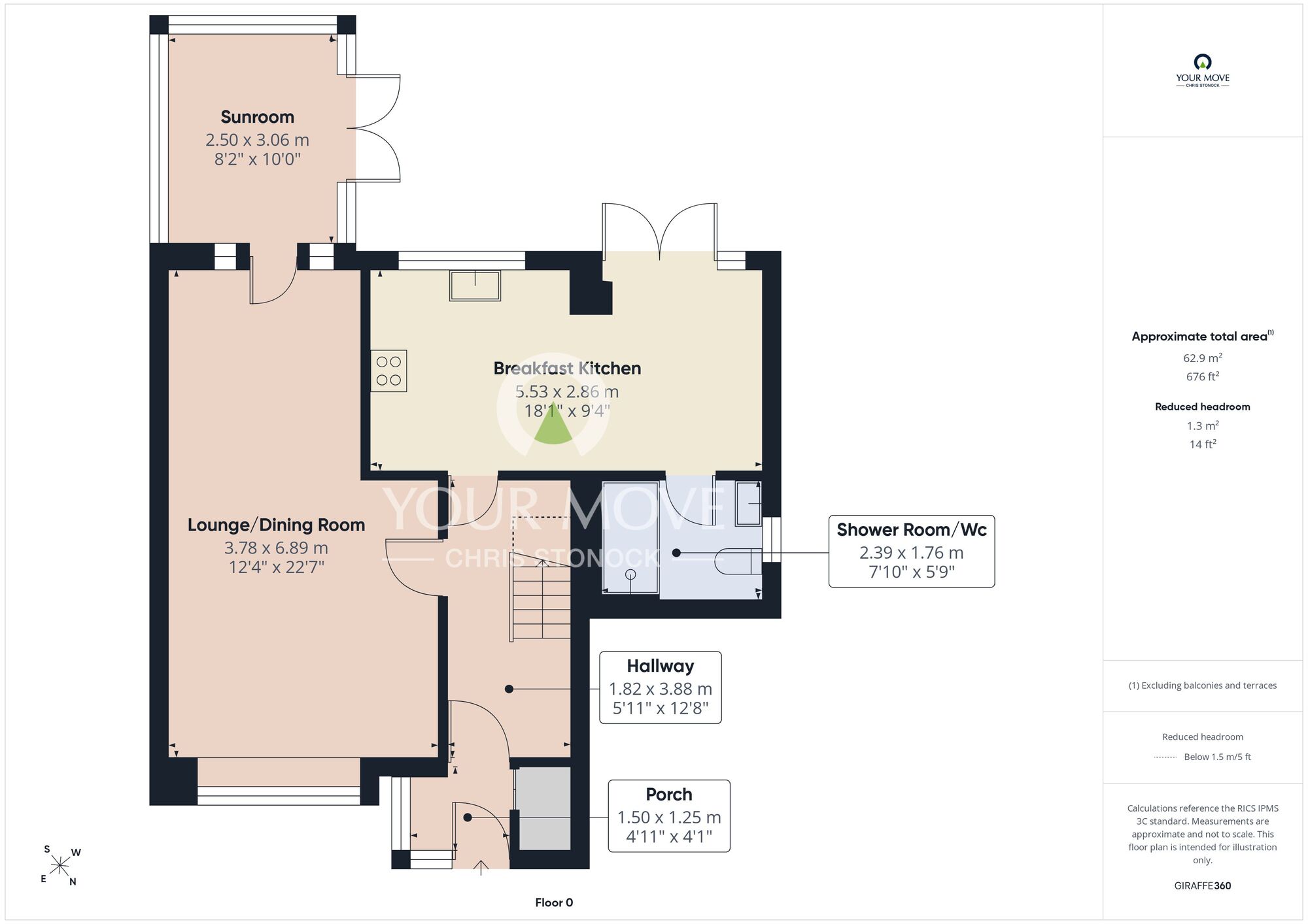 Floorplan of 3 bedroom Detached House for sale, Woodpack Avenue, Fellside Park, Whickham, NE16