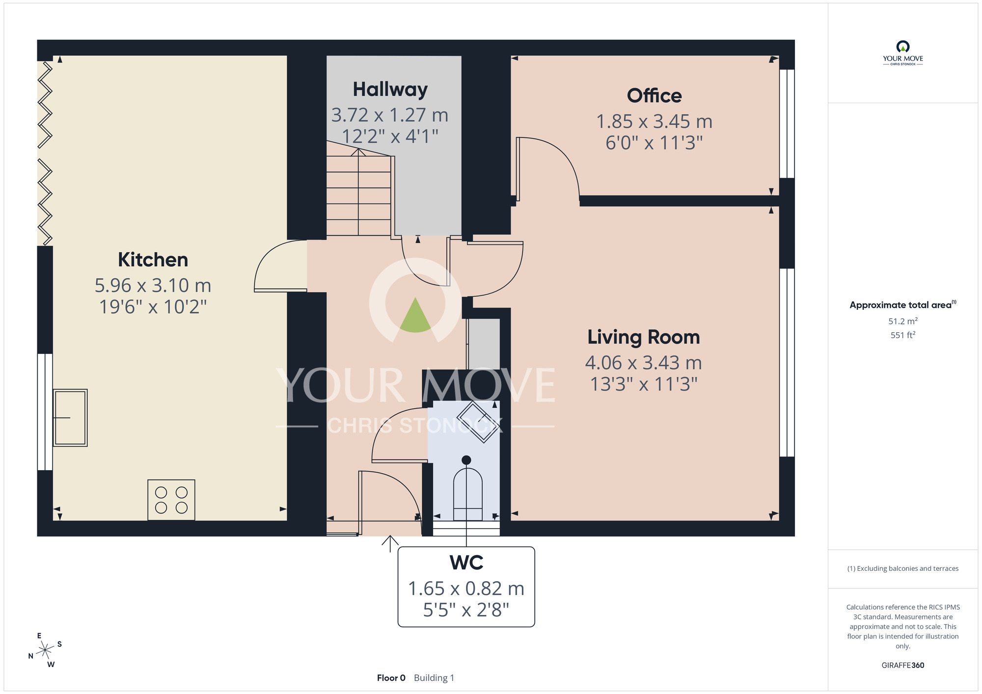 Floorplan of 3 bedroom Semi Detached House for sale, Oakfield Road, Whickham, NE16