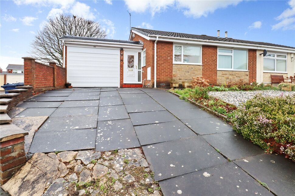 Main image of 3 bedroom Semi Detached Bungalow for sale, Wyndley Close, Grange Estate, Whickham, NE16