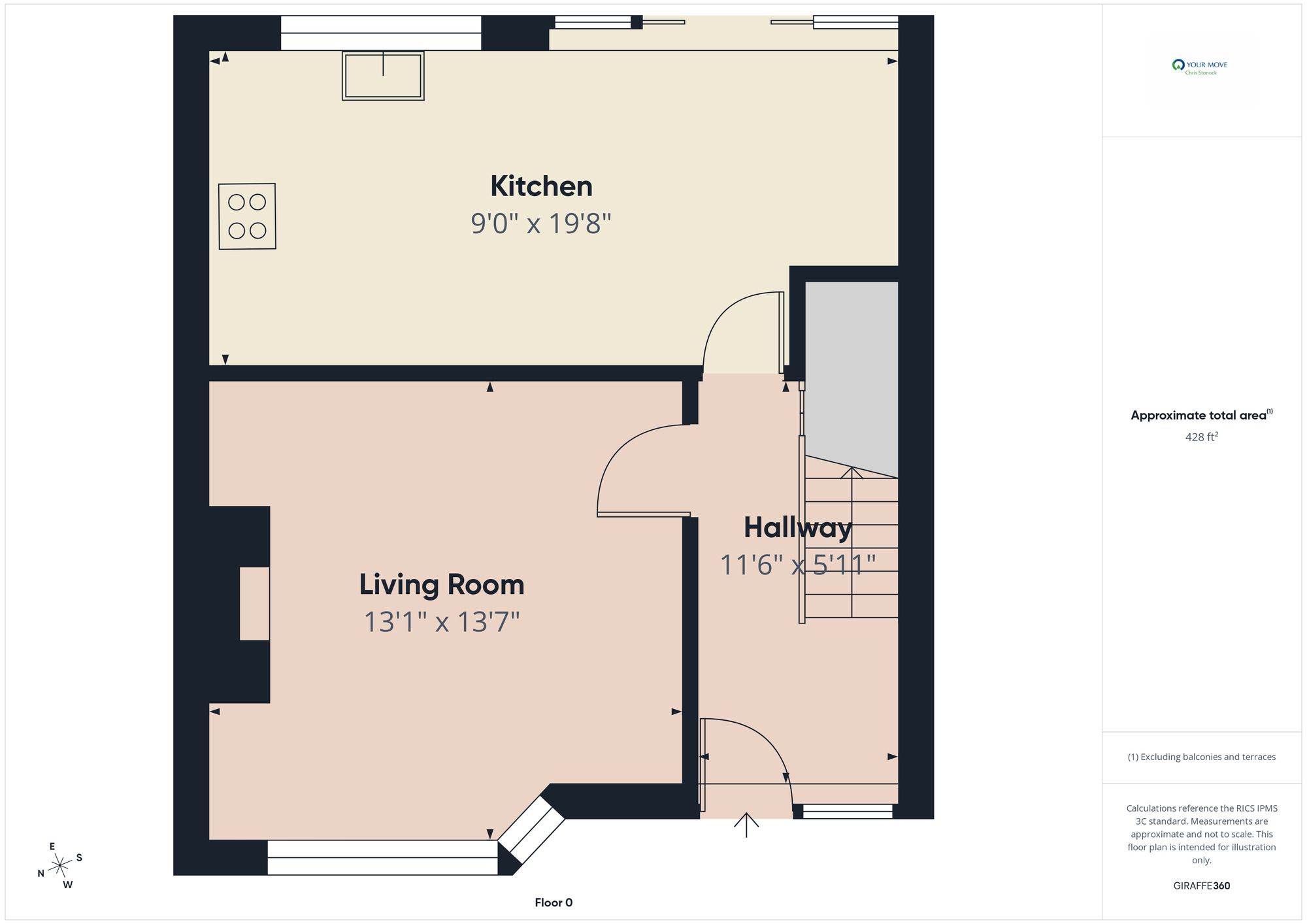 Floorplan of 3 bedroom Semi Detached House for sale, Duckpool Lane, Whickham, NE16