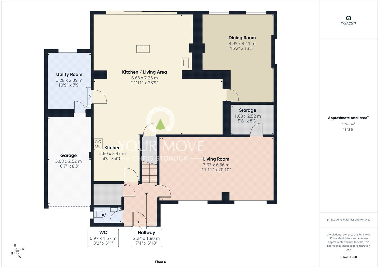 Floorplan of 5 bedroom Detached House for sale, Parkdale Rise, Whickham, Tyne and Wear, NE16