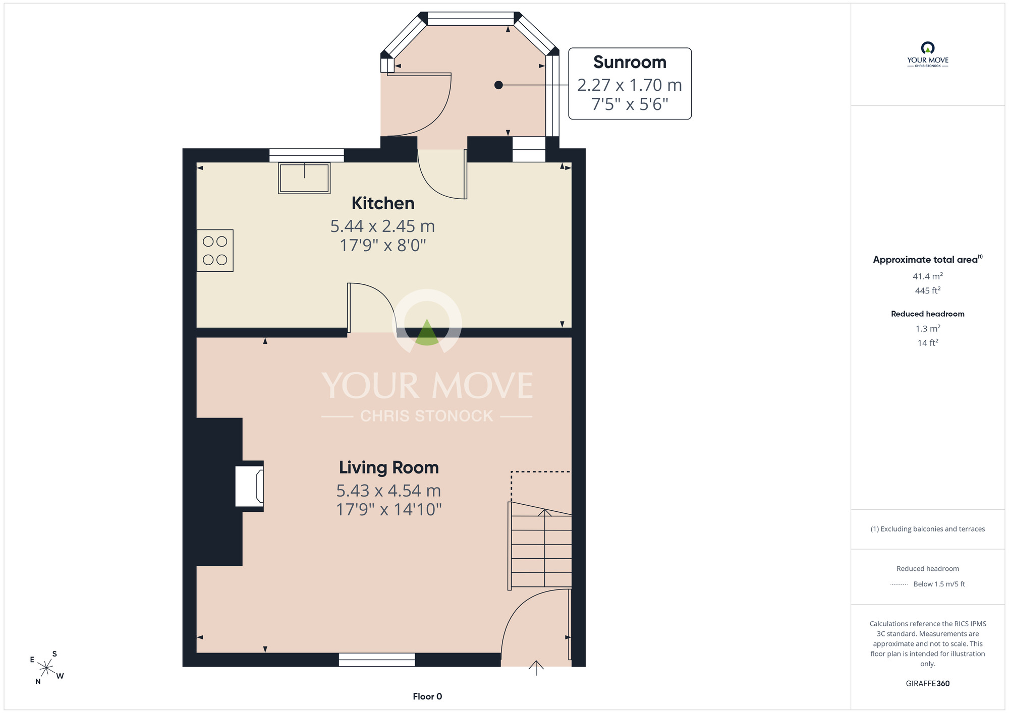 Floorplan of 2 bedroom End Terrace House for sale, Cuthbert Street, Marley Hill, Tyne and Wear, NE16