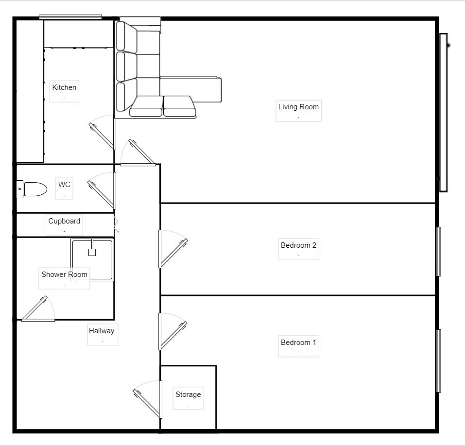 Floorplan of 2 bedroom  Flat for sale, St. Cecilias, Okement Drive, West Midlands, WV11