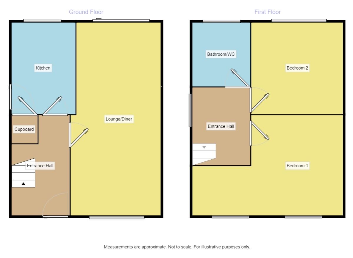 Floorplan of 3 bedroom Semi Detached House to rent, Thornley Road, Wolverhampton, West Midlands, WV11