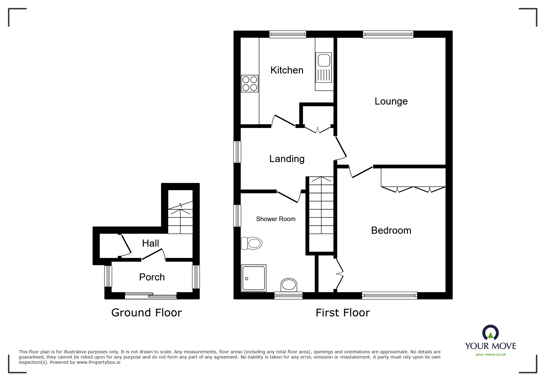 Floorplan of 1 bedroom  Flat to rent, Drummond Close, Wolverhampton, West Midlands, WV11