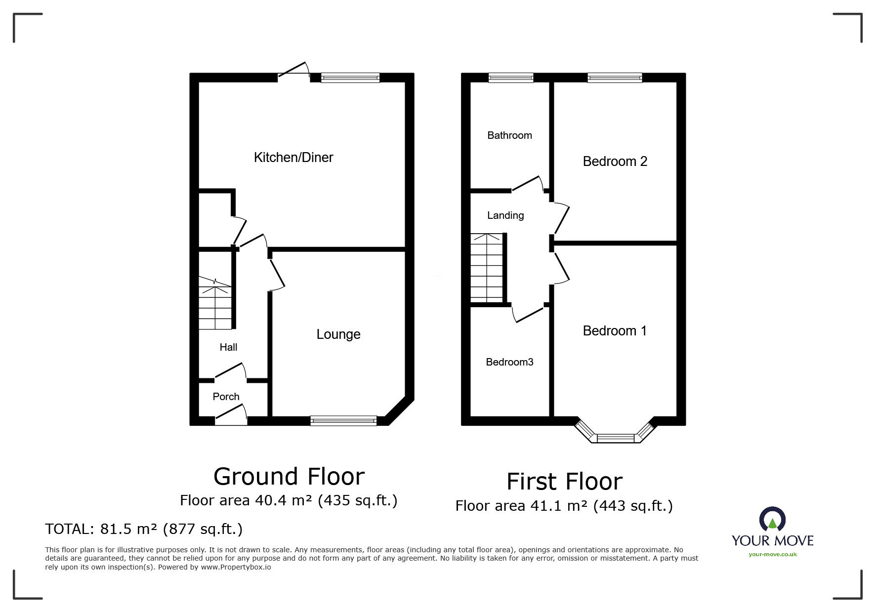 Floorplan of 3 bedroom Semi Detached House to rent, Prestwood Avenue, Wolverhampton, West Midlands, WV11