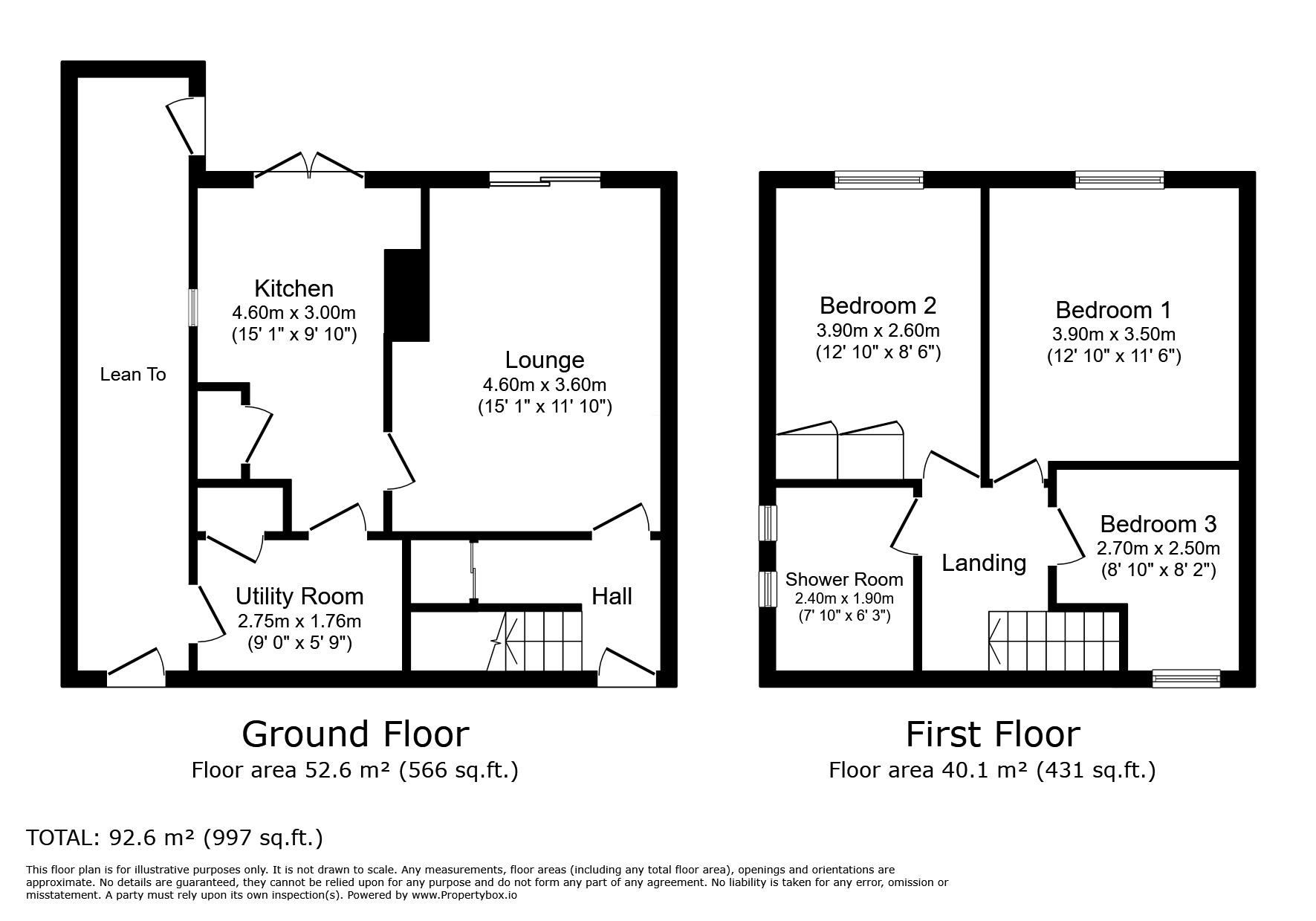 Floorplan of 3 bedroom Semi Detached House to rent, Tennyson Road, Willenhall, West Midlands, WV12