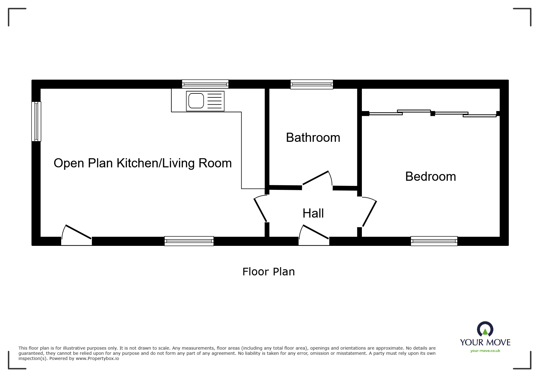 Floorplan of 1 bedroom Detached Property for sale, Featherstone Park, New Road, Wolverhampton, WV10