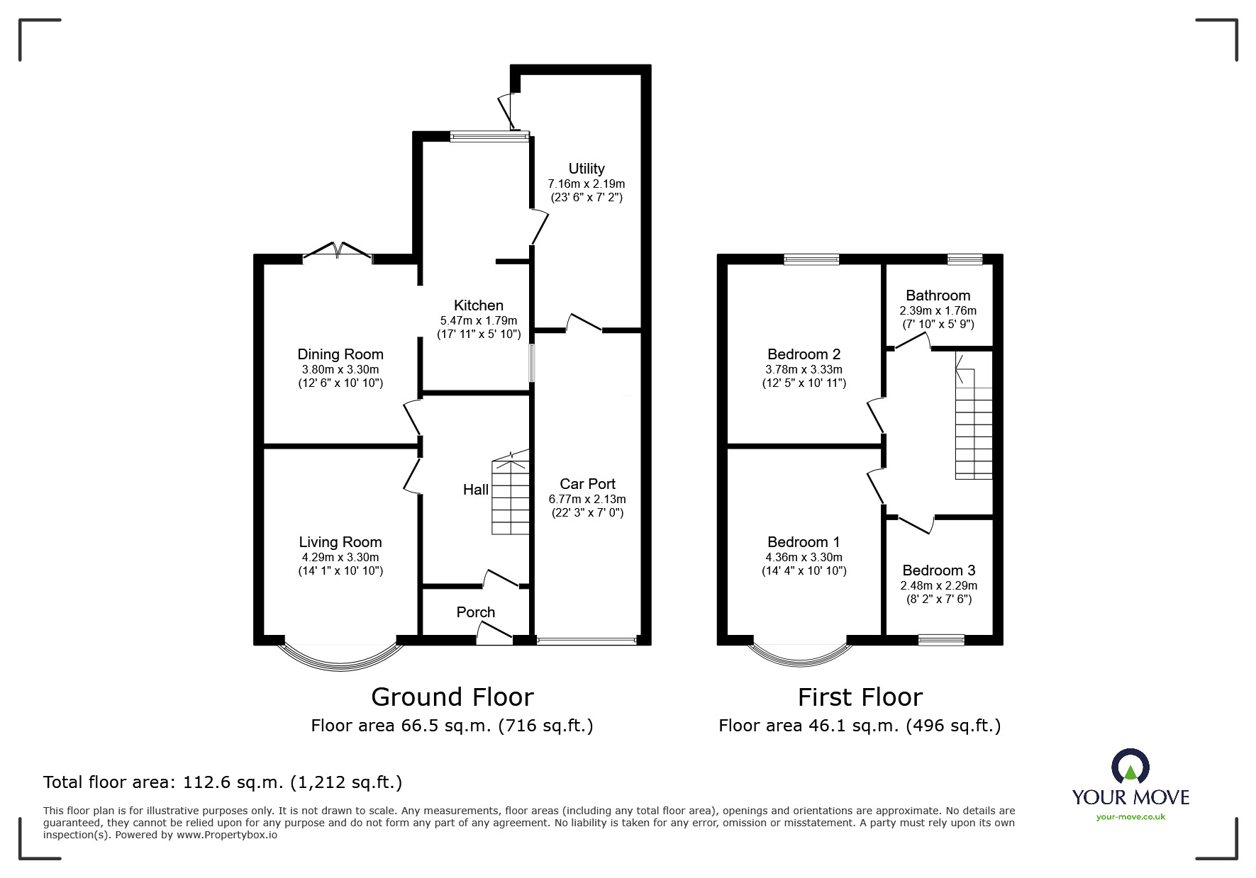 Floorplan of 3 bedroom Semi Detached House for sale, Coronation Avenue, Willenhall, WV13