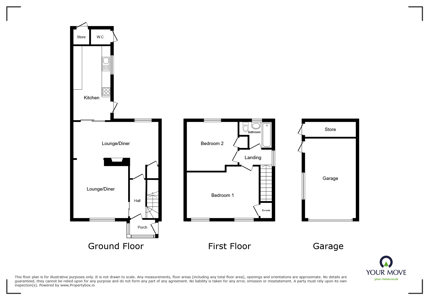 Floorplan of 2 bedroom Semi Detached House to rent, Pritchard Avenue, Wolverhampton, West Midlands, WV11