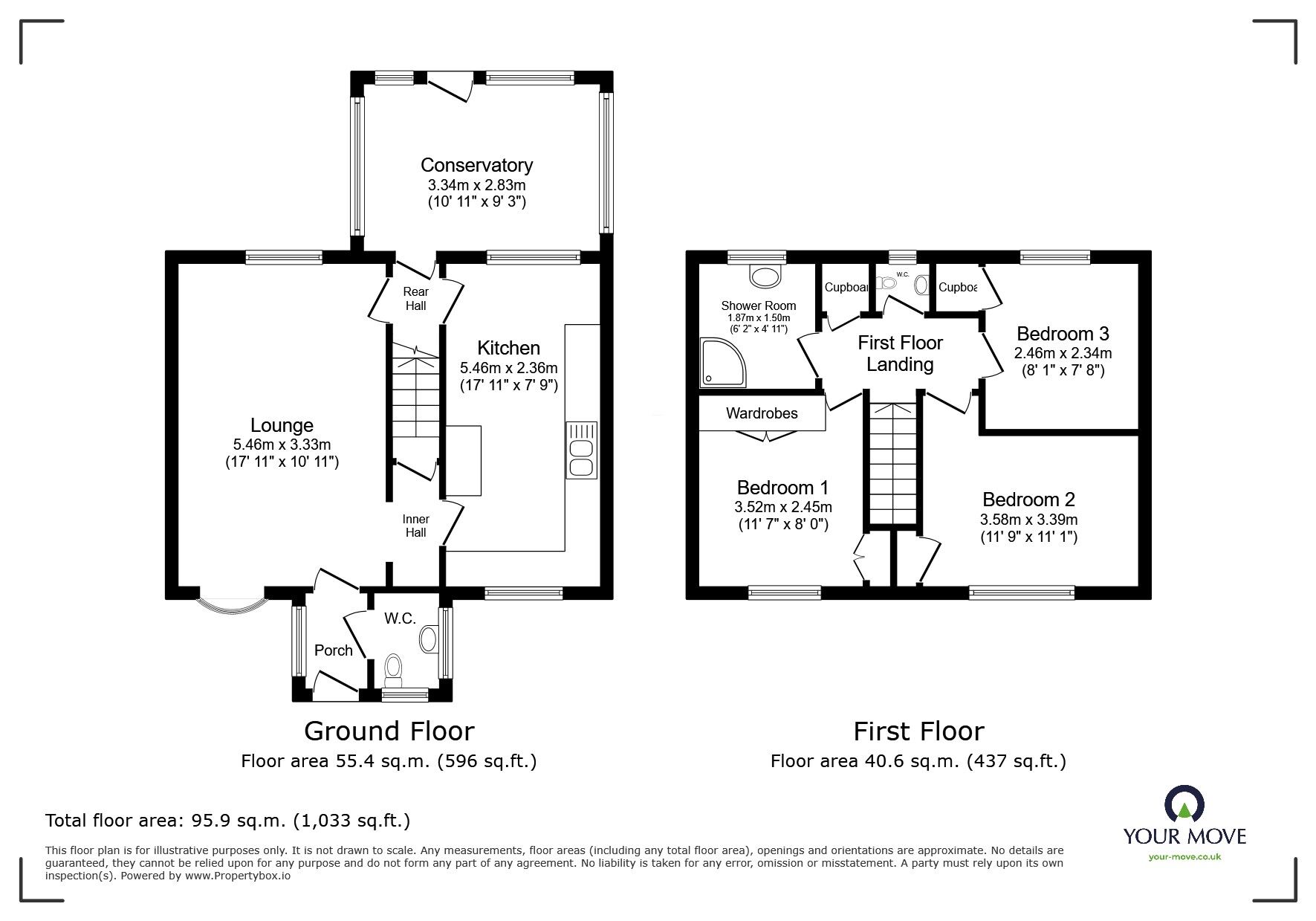 Floorplan of 3 bedroom Semi Detached House for sale, Ecclestone Road, Wolverhampton, West Midlands, WV11
