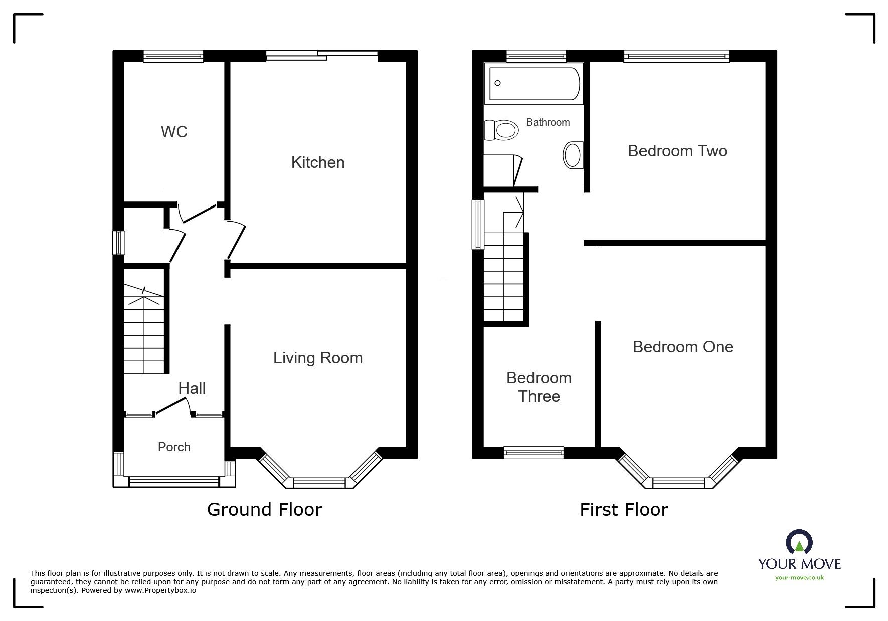 Floorplan of 3 bedroom Semi Detached House to rent, Kingsway Road, Wolverhampton, West Midlands, WV10
