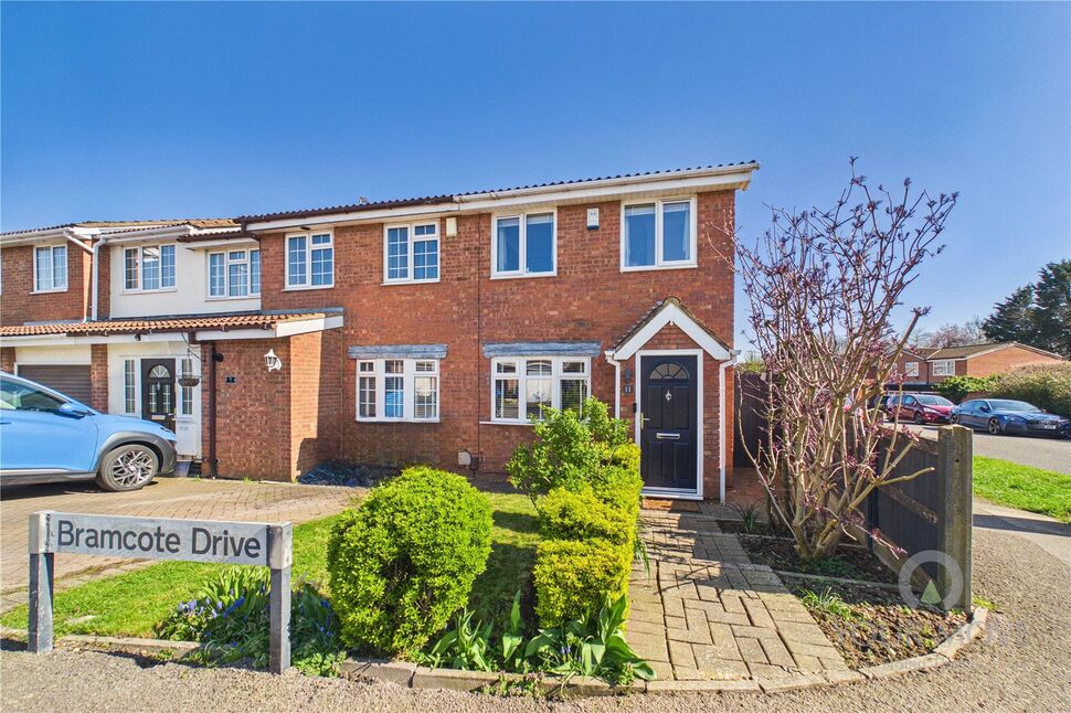 Main image of 2 bedroom End Terrace House for sale, Bramcote Drive, Wakes Meadow, Northampton, NN3