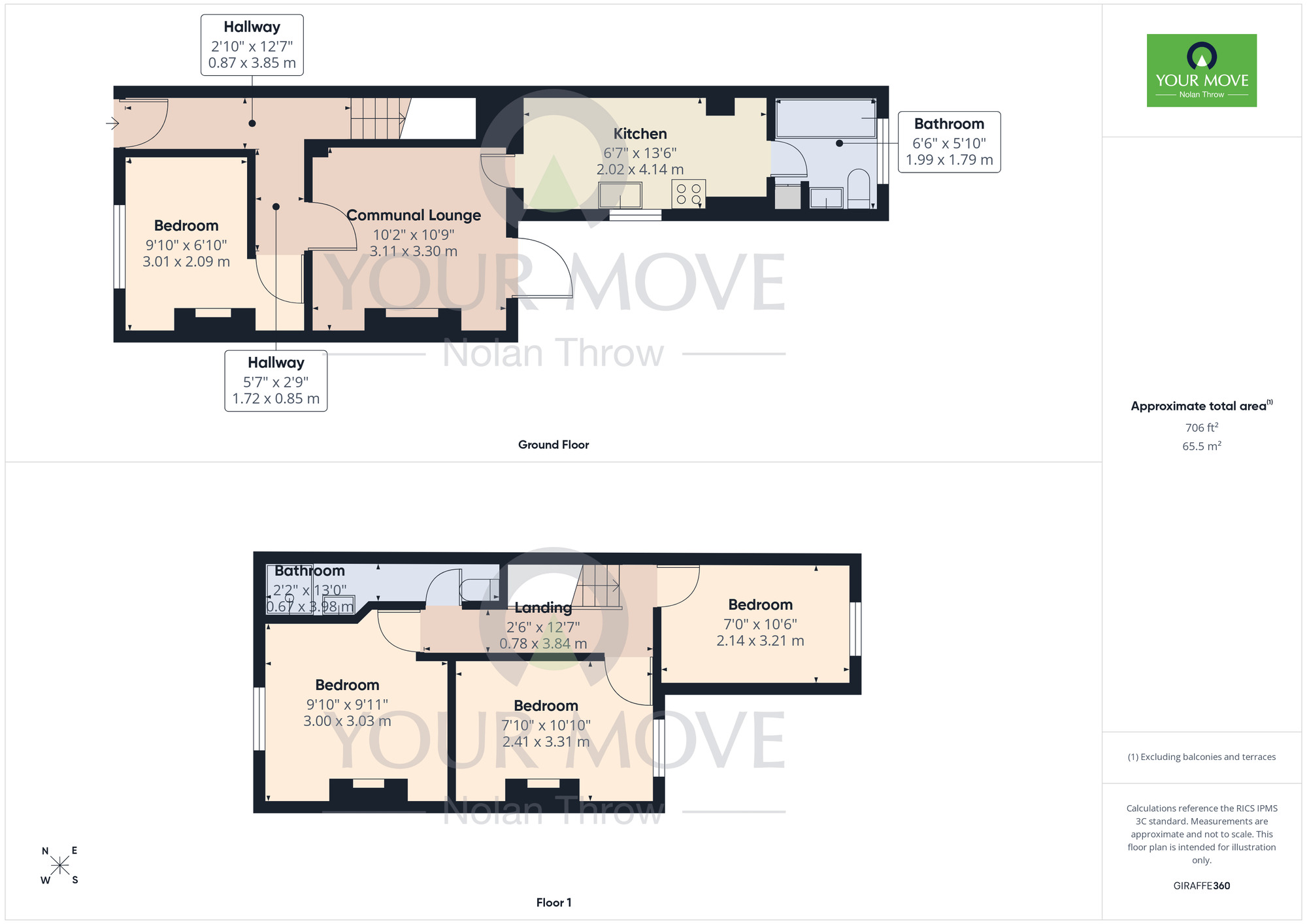 Floorplan of 4 bedroom Mid Terrace House for sale, Sharman Road, St James, Northamptonshire, NN5