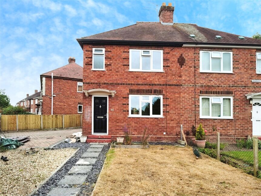 Main image of 2 bedroom Semi Detached House for sale, Cranage Crescent, Wellington, Shropshire, TF1