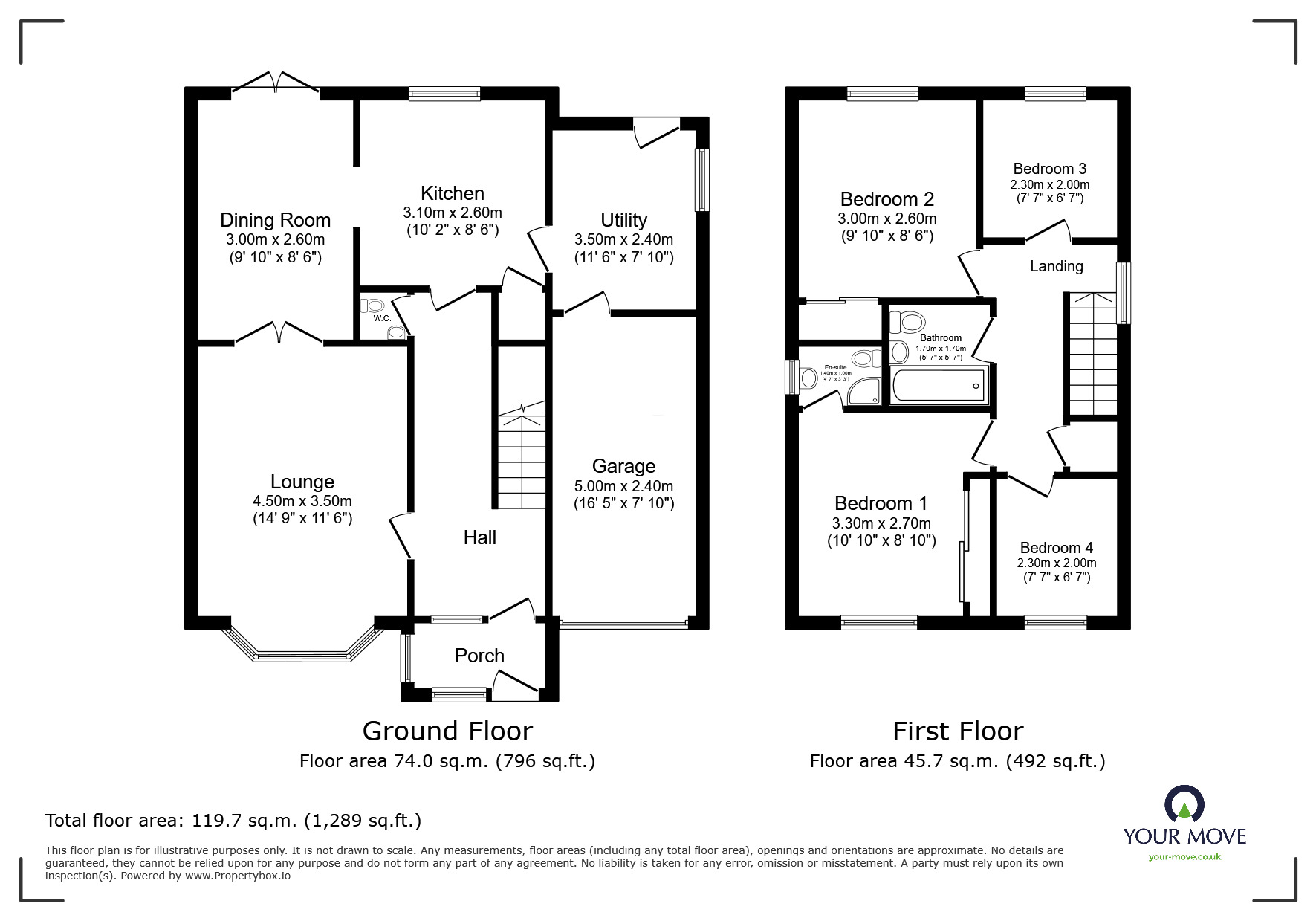 Floorplan of 4 bedroom Detached House for sale, Cavell Close, Apley, Telford, TF1