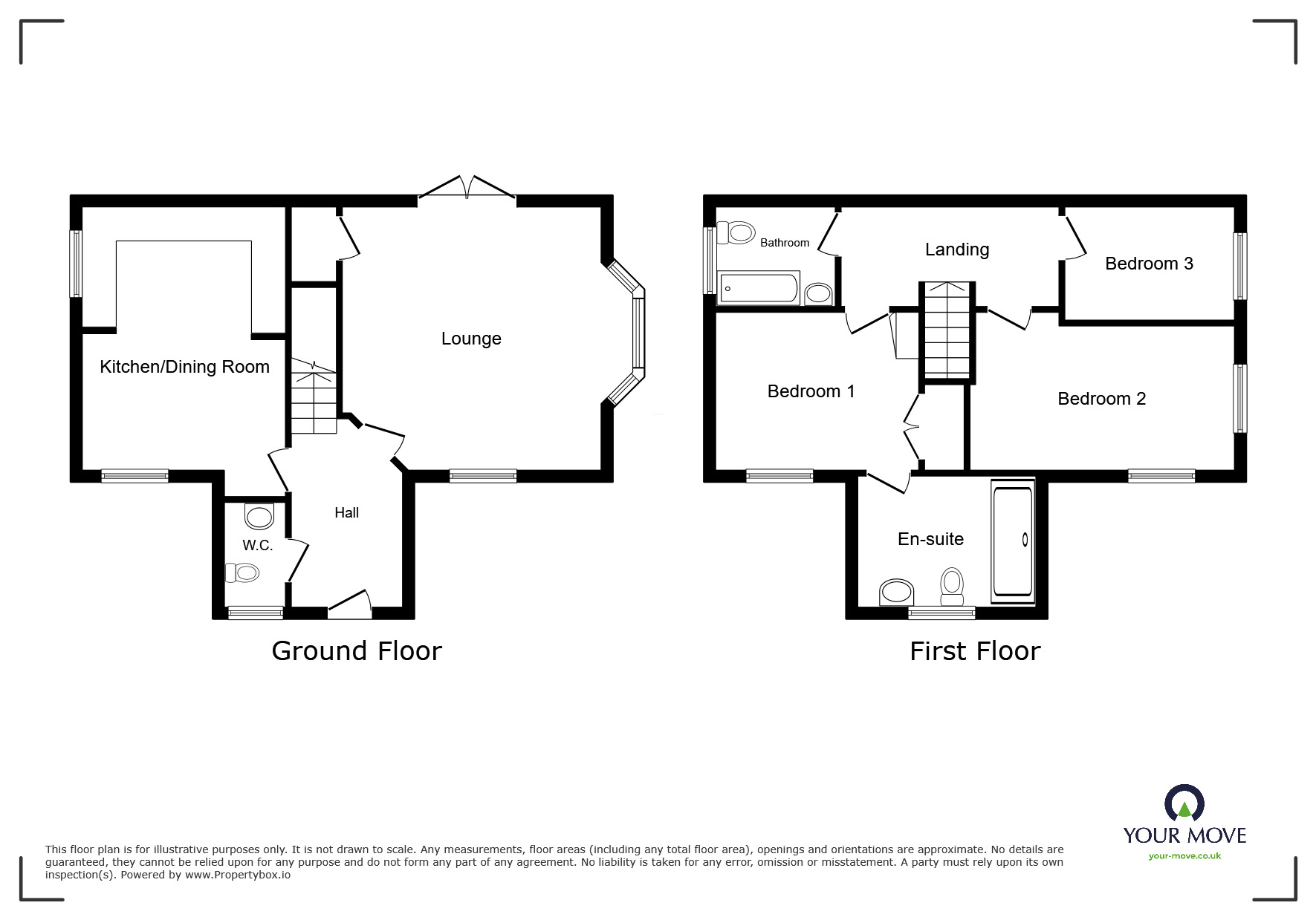 Floorplan of 3 bedroom Semi Detached House to rent, Crystal Drive, Lightmoor Village, Shropshire, TF4