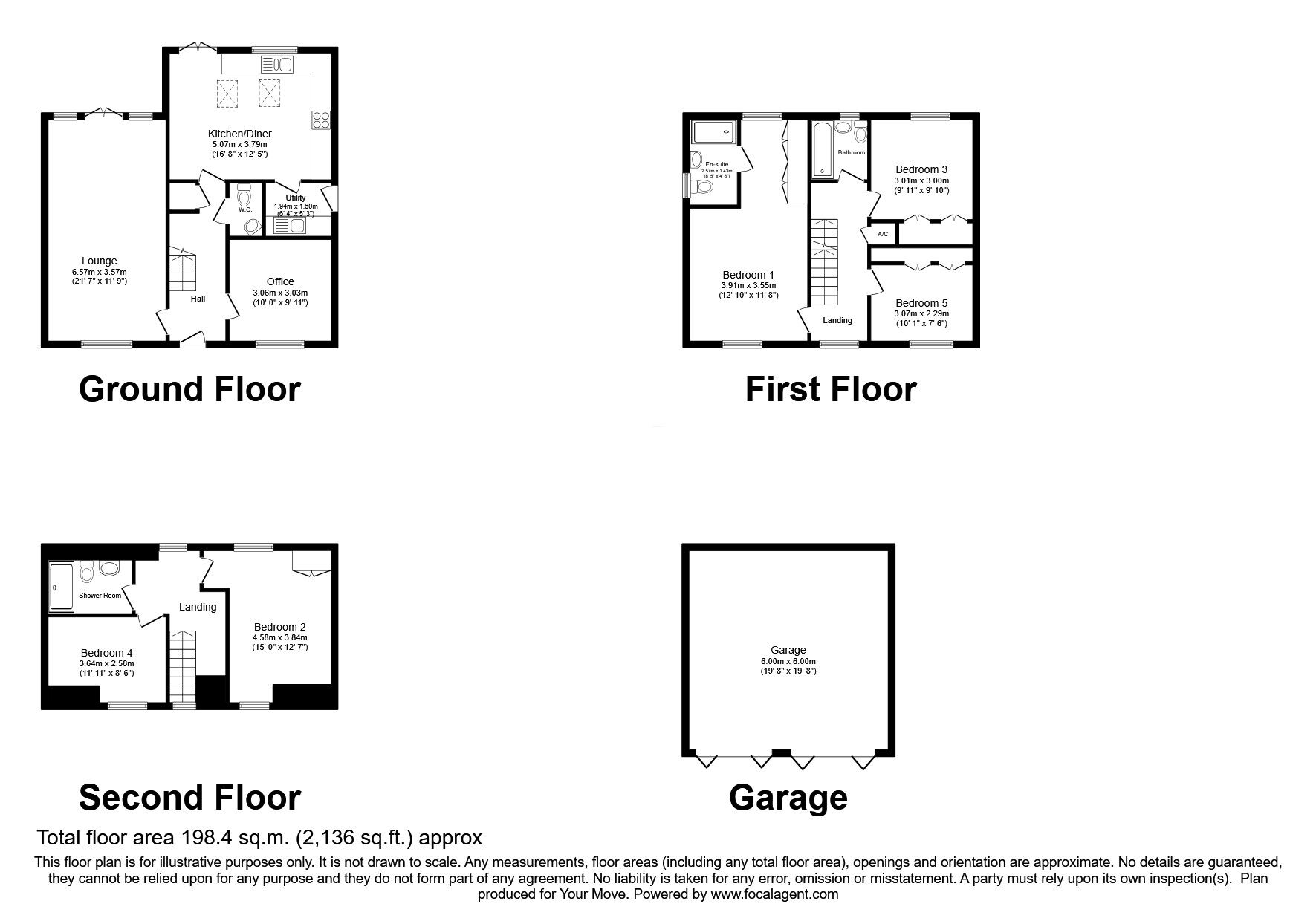 Floorplan of 5 bedroom Detached House for sale, Jackson Drive, Doseley, Shropshire, TF4