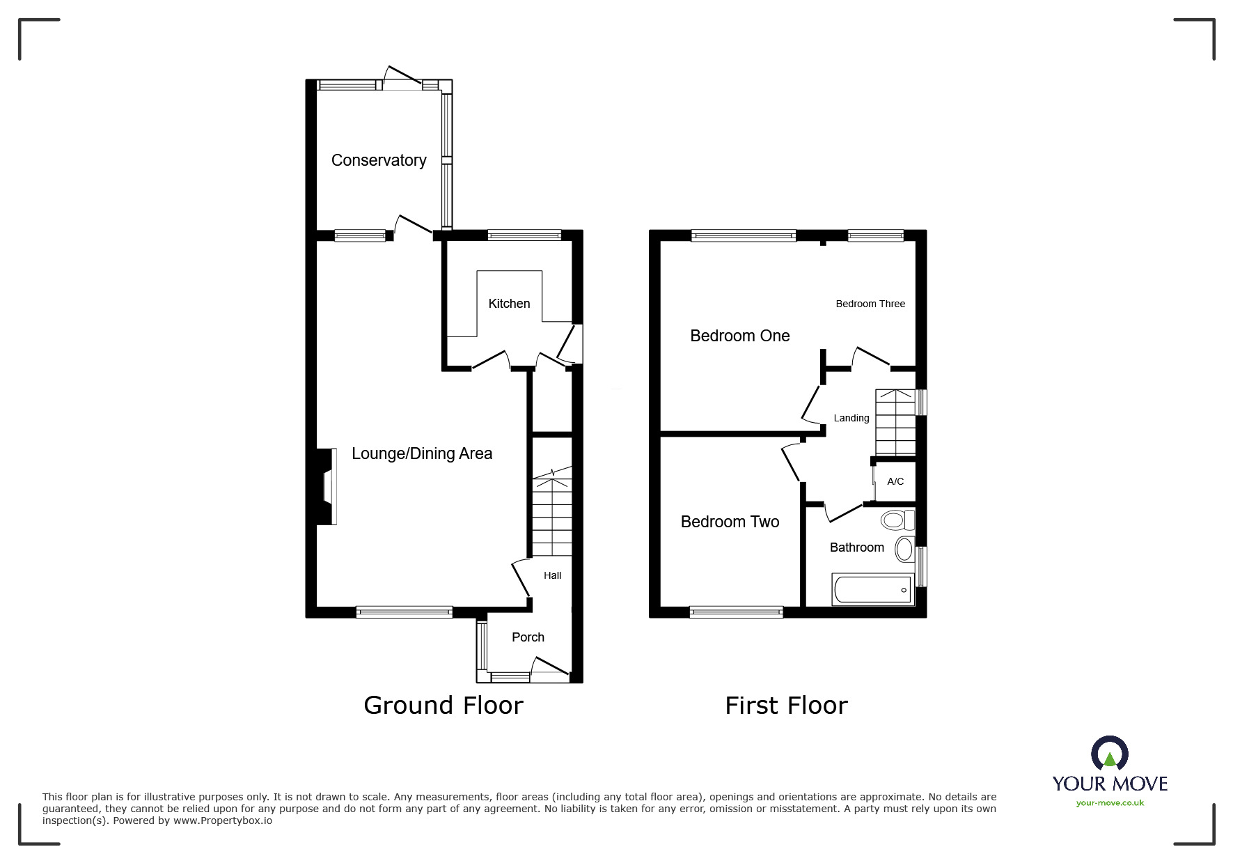 Floorplan of 3 bedroom Semi Detached House to rent, Chartwell Road, Arleston, Shropshire, TF1