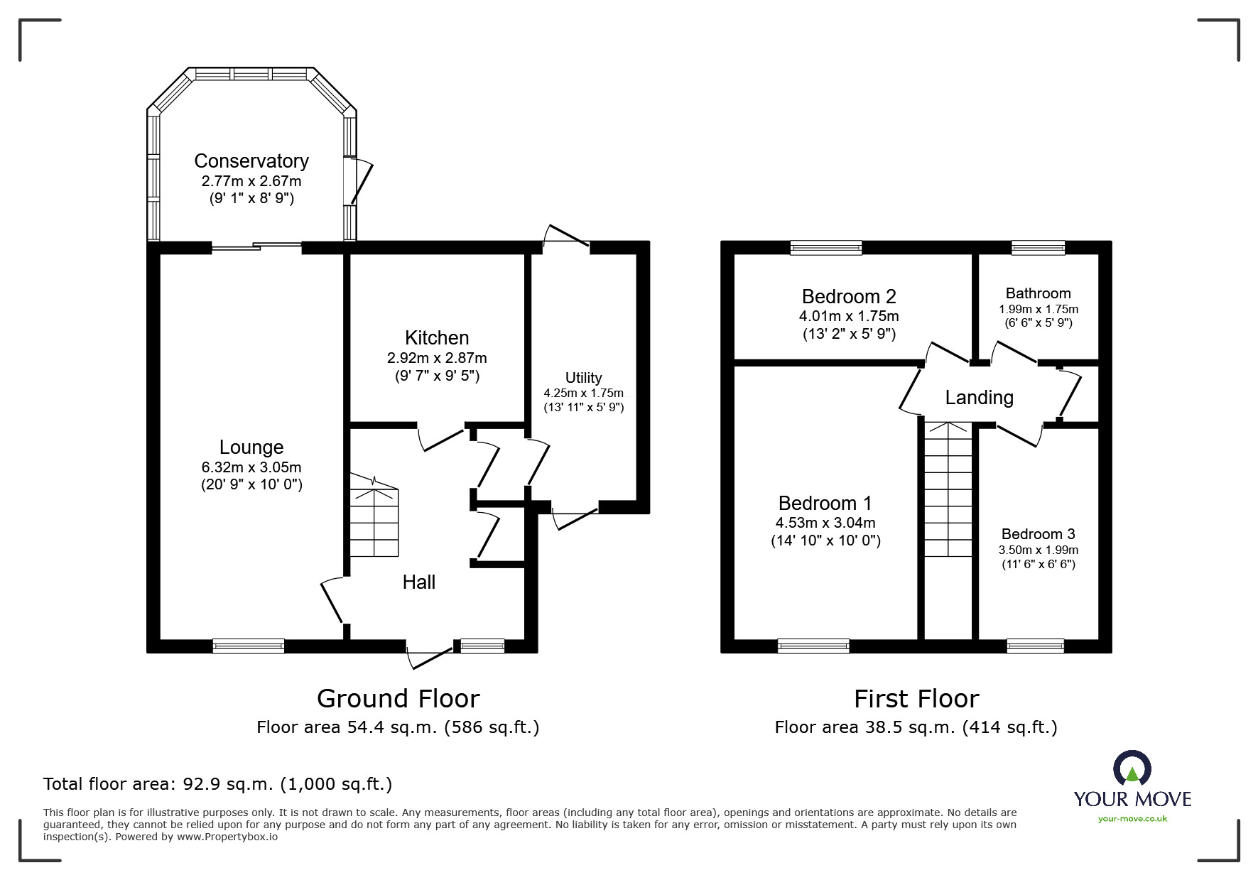 Floorplan of 3 bedroom Semi Detached House for sale, Whiston Avenue, Wolverhampton, WV11