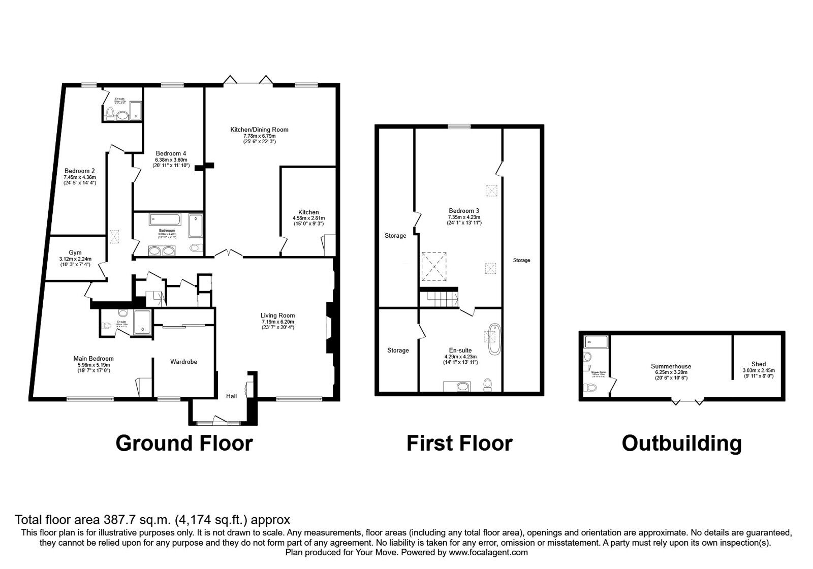 Floorplan of 6 bedroom Detached Bungalow for sale, Lichfield Road, Willenhall, West Midlands, WV12