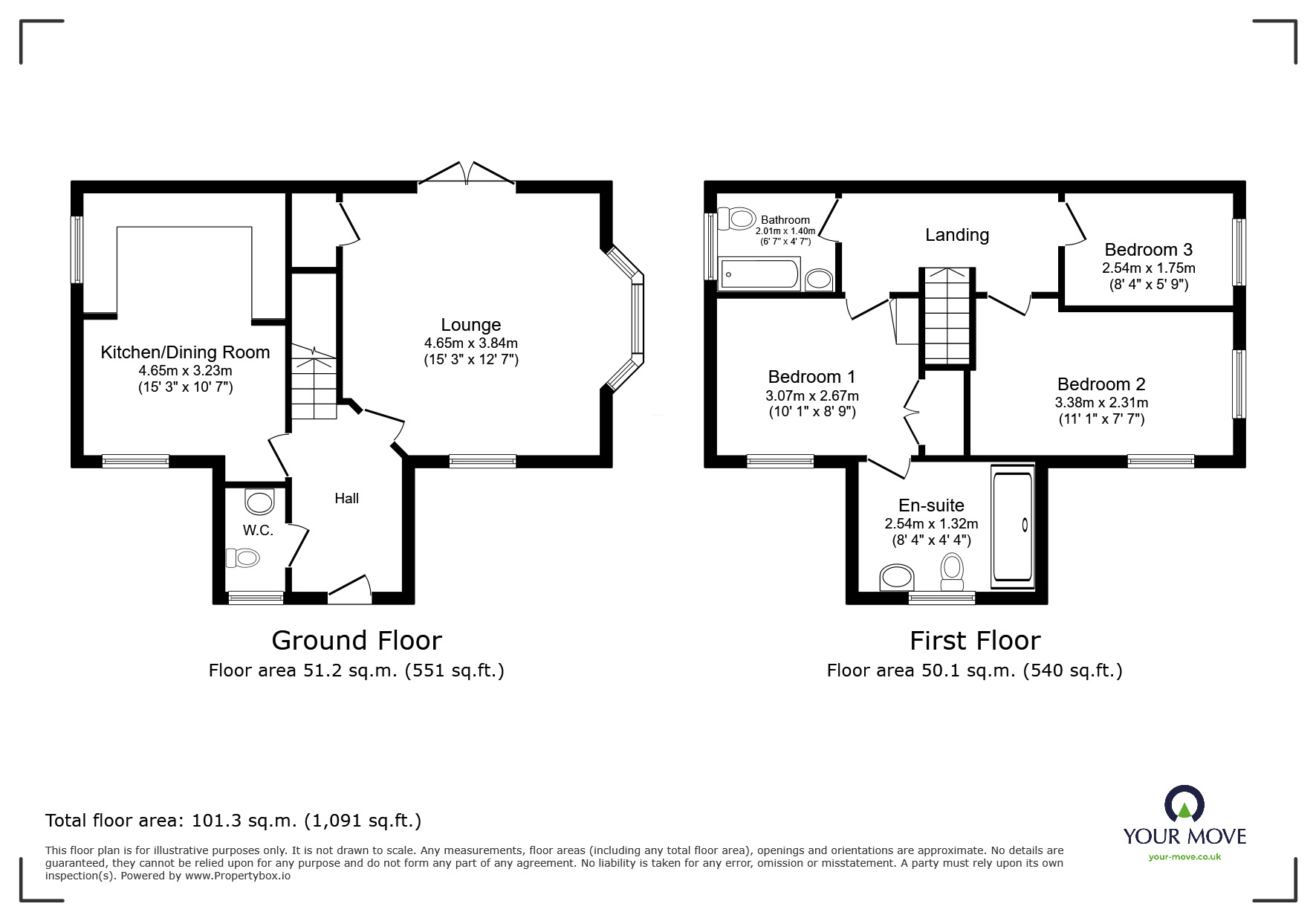 Floorplan of 3 bedroom Semi Detached House for sale, Crystal Drive, Lightmoor Village, Shropshire, TF4