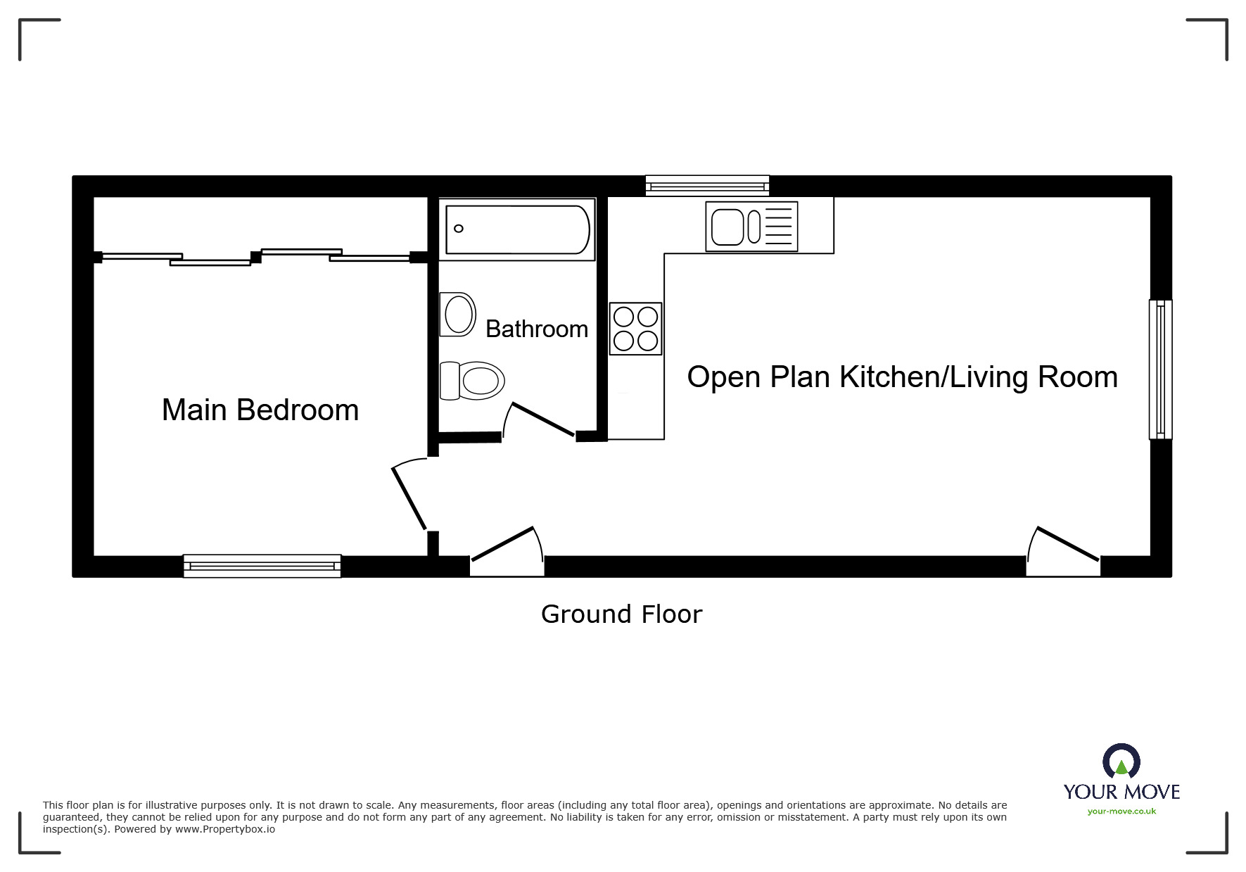 Floorplan of 1 bedroom Detached Property for sale, Featherstone Park, New Road, Wolverhampton, WV10