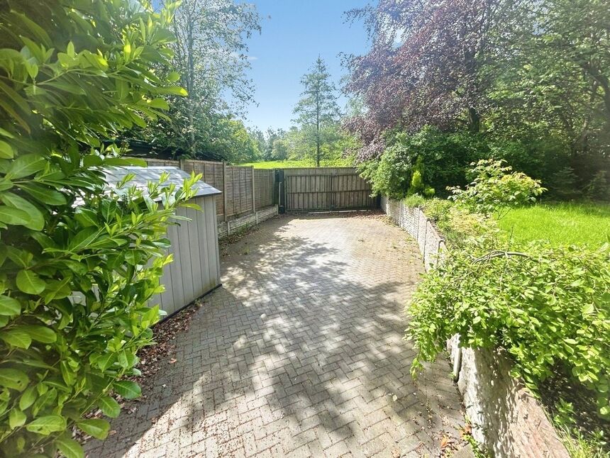 Rear Driveway