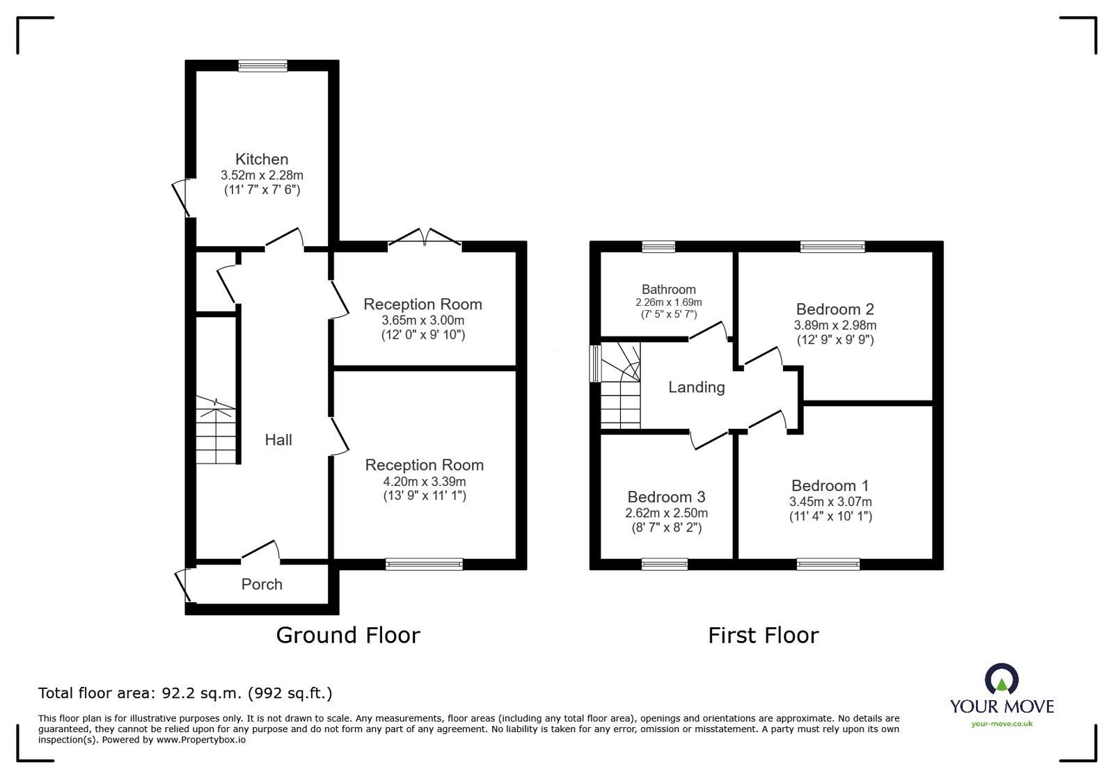 Floorplan of 3 bedroom Semi Detached House for sale, Griffiths Drive, Wolverhampton, West Midlands, WV11