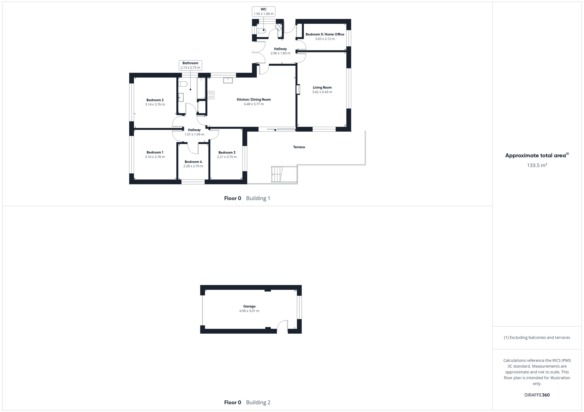 Floorplan of 5 bedroom Detached Bungalow for sale, Highfield Close, Cumbria, CA20