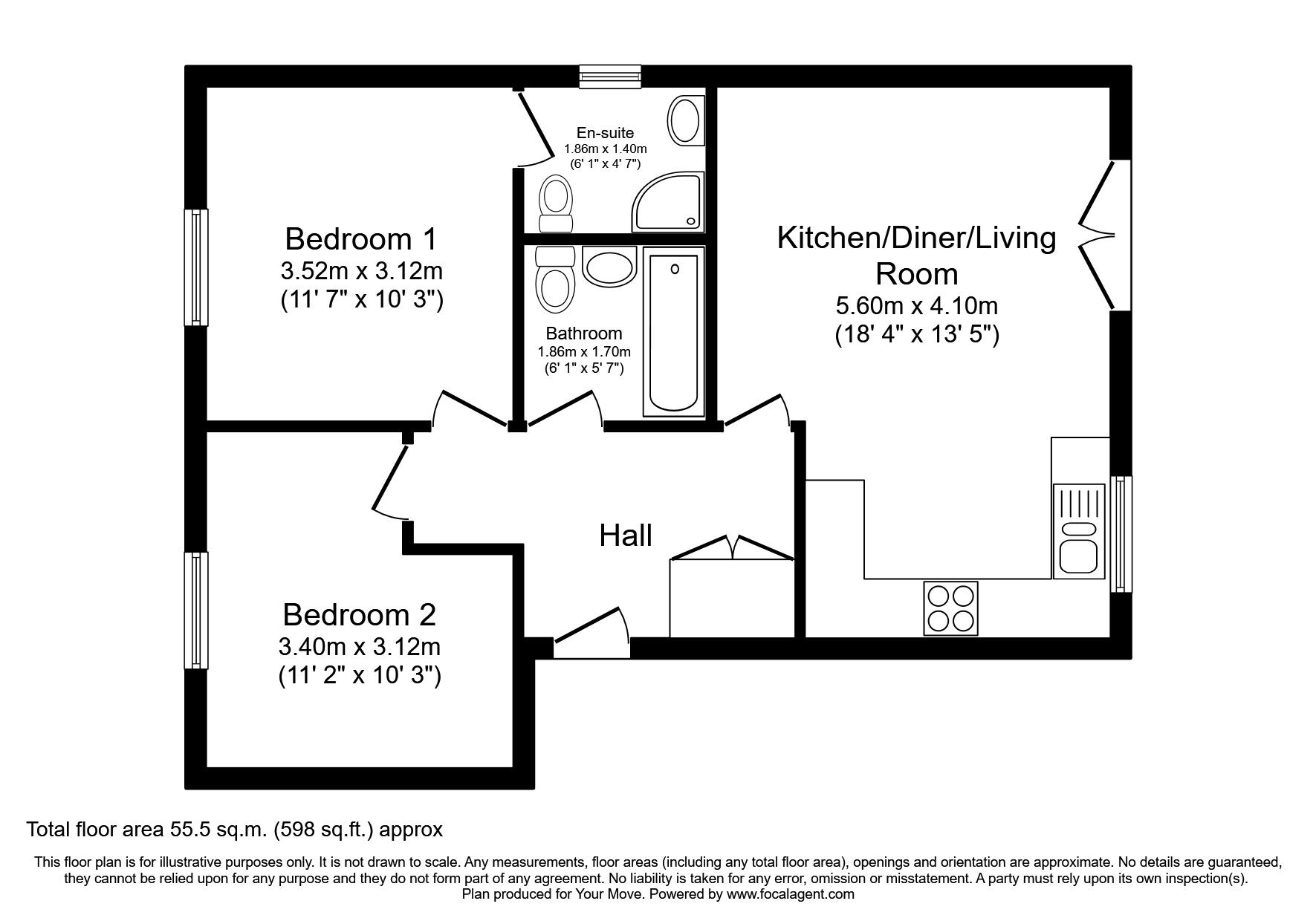 2 bedroom Flat to rent, Christy Place, Egremont, CA22 £575 pcm